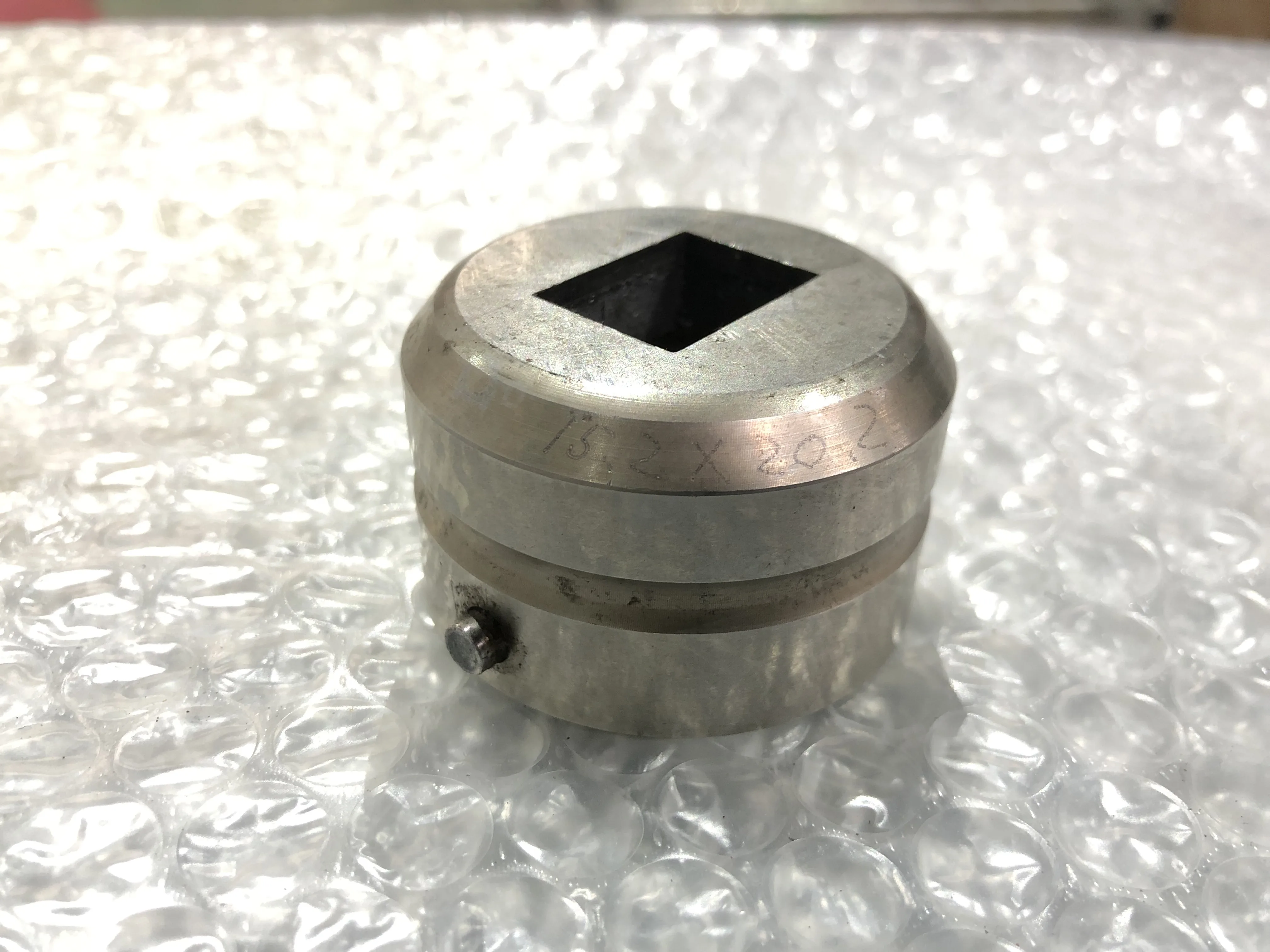 アマダ タレパン金型（ダイ）3個 ①15.2x20.2 ②13.2 ③19.4x19.4 / AMADA Turret Punch Die 3pcs ①15.2x20.2 ②13.2 ③19.4x19.4 TS230185