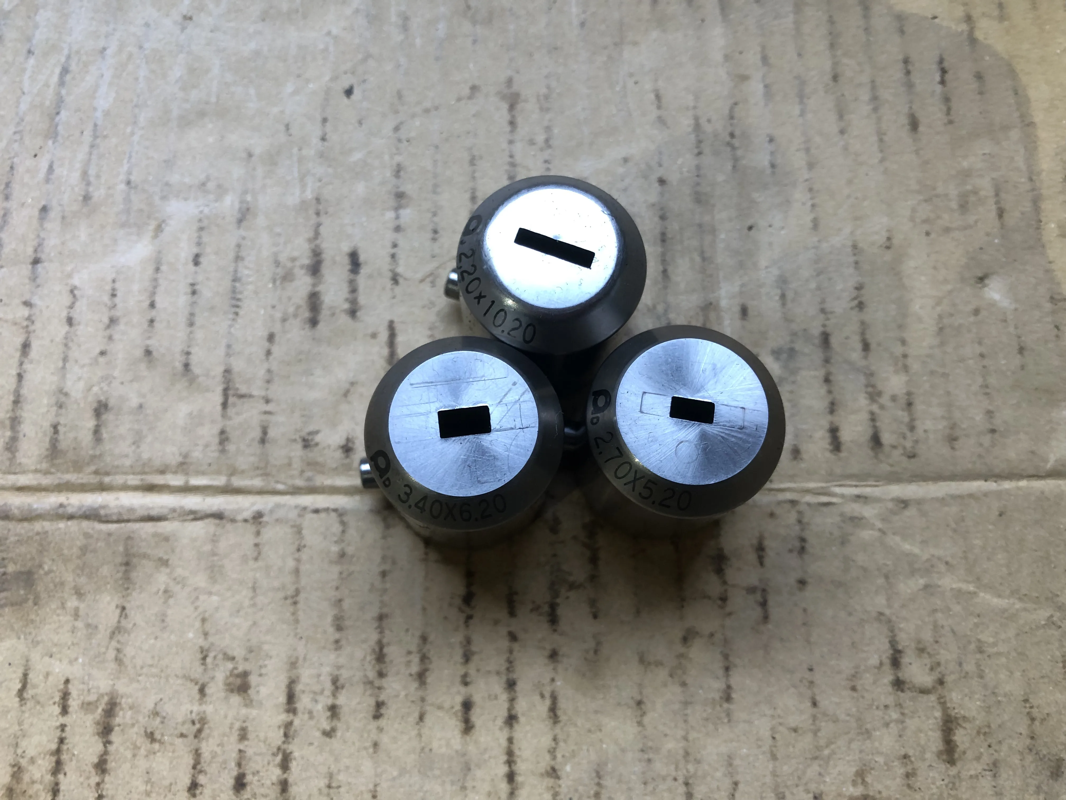 アマダ タレパン金型（ダイ）3個 / AMADA Turret Punch Die 3pcs TS230220