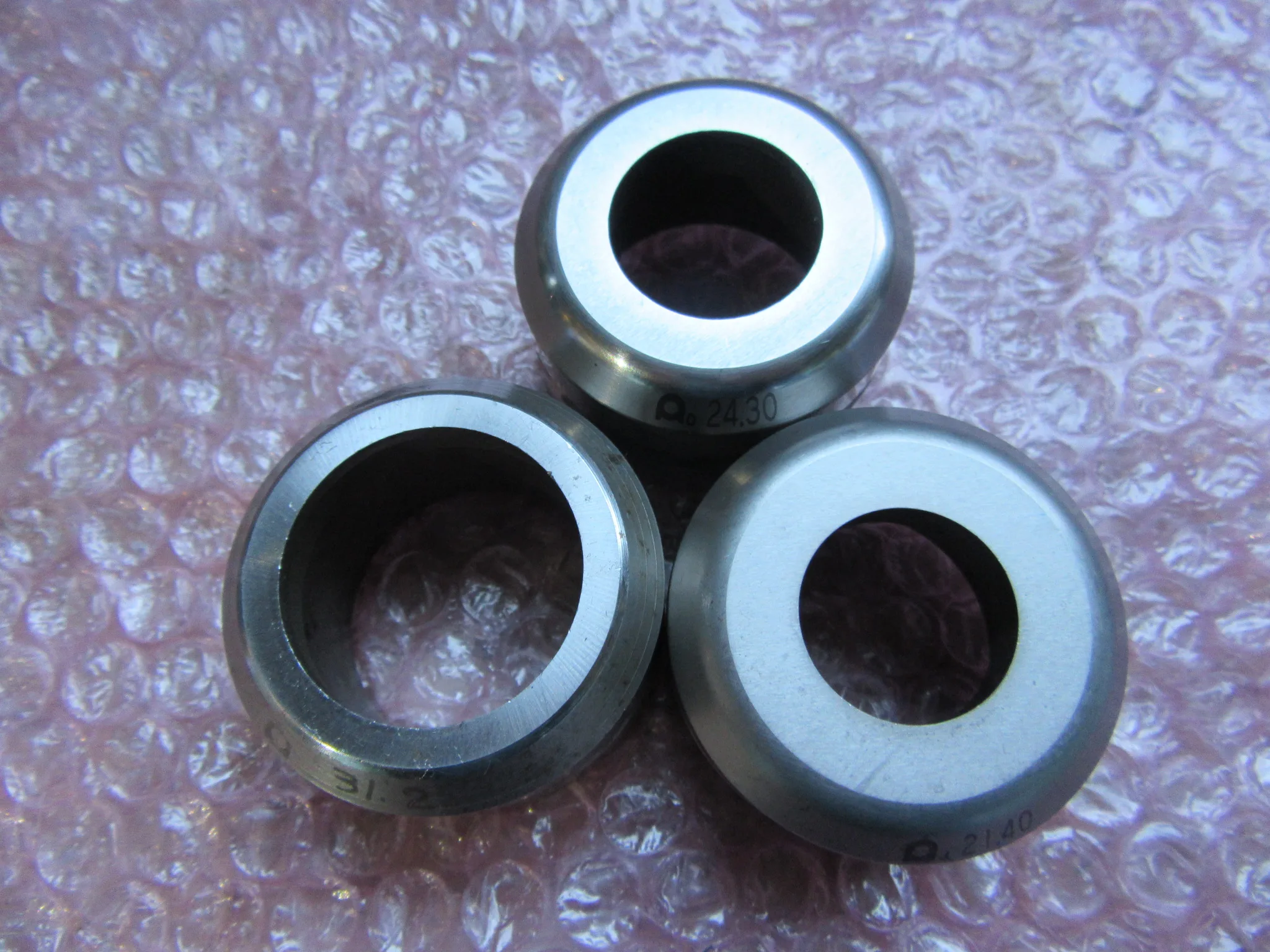 アマダ タレパン金型（ダイ）3個 ①24.30②21.40 ③31.2 / AMADA Turret Punch Die 3pcs ①24.30②21.40 ③31.2 TS230247