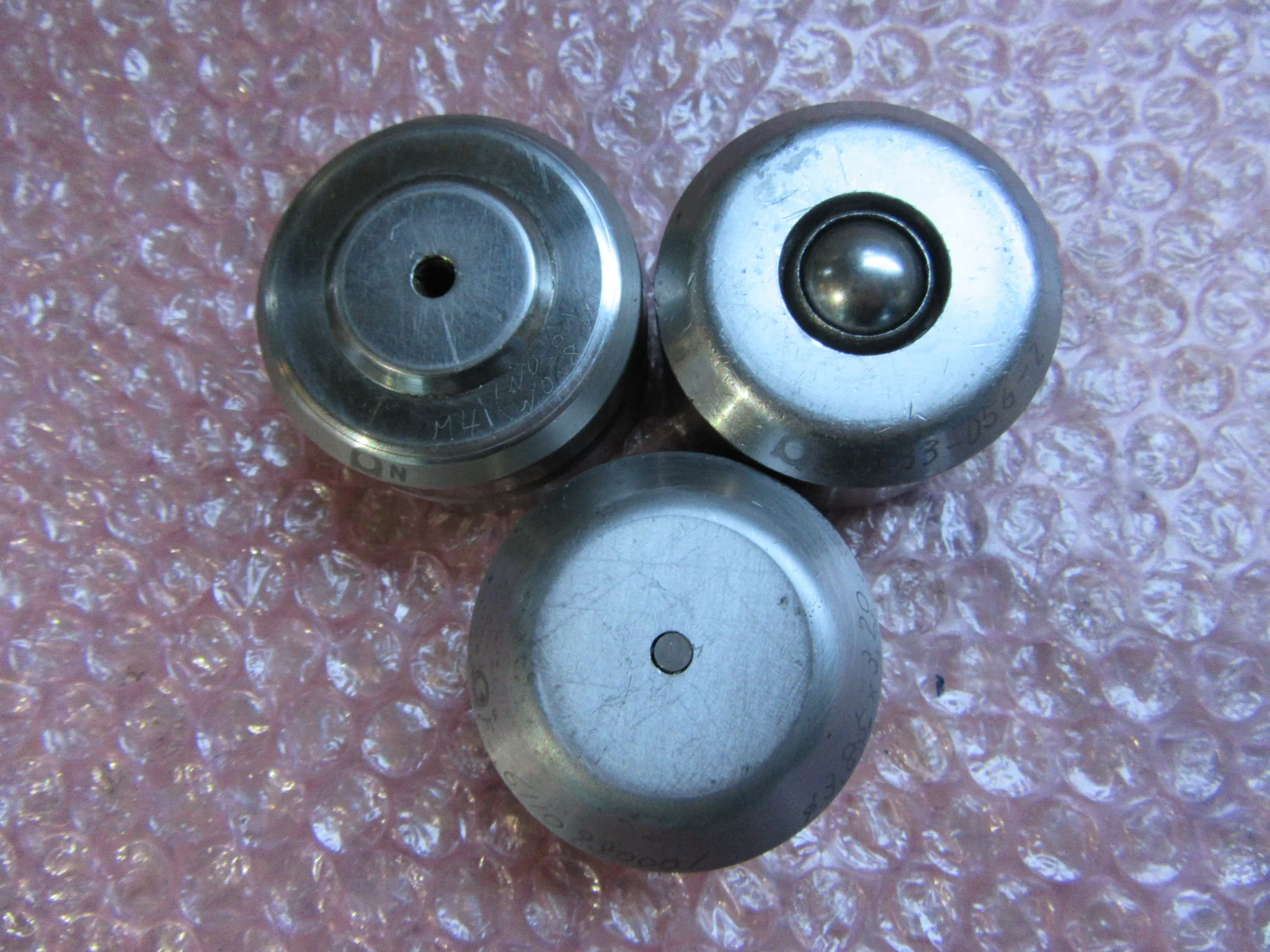 アマダ タレパン金型（ダイ）3個 ①15.33-056②M4(No.6,No.8)③6110930001(φ3.85ｘ3.20) / AMADA Turret Punch Die 3pcs ①15.33-056②M4(No.6,No.8)③6110930001(φ3.85ｘ3.20) TS230286