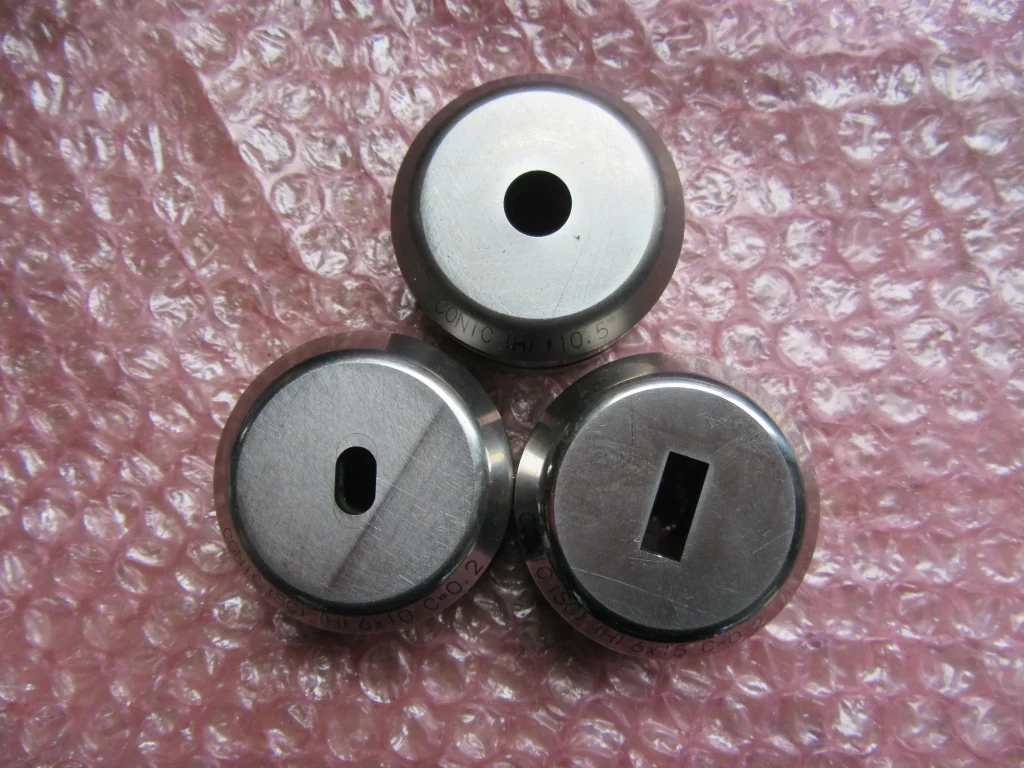 コニック タレパン金型 ダイ 3個 ①10.5 ②6ｘ15 ③6ｘ10 / CONIC ①10.5 ②6ｘ15 ③6ｘ10 TS240088