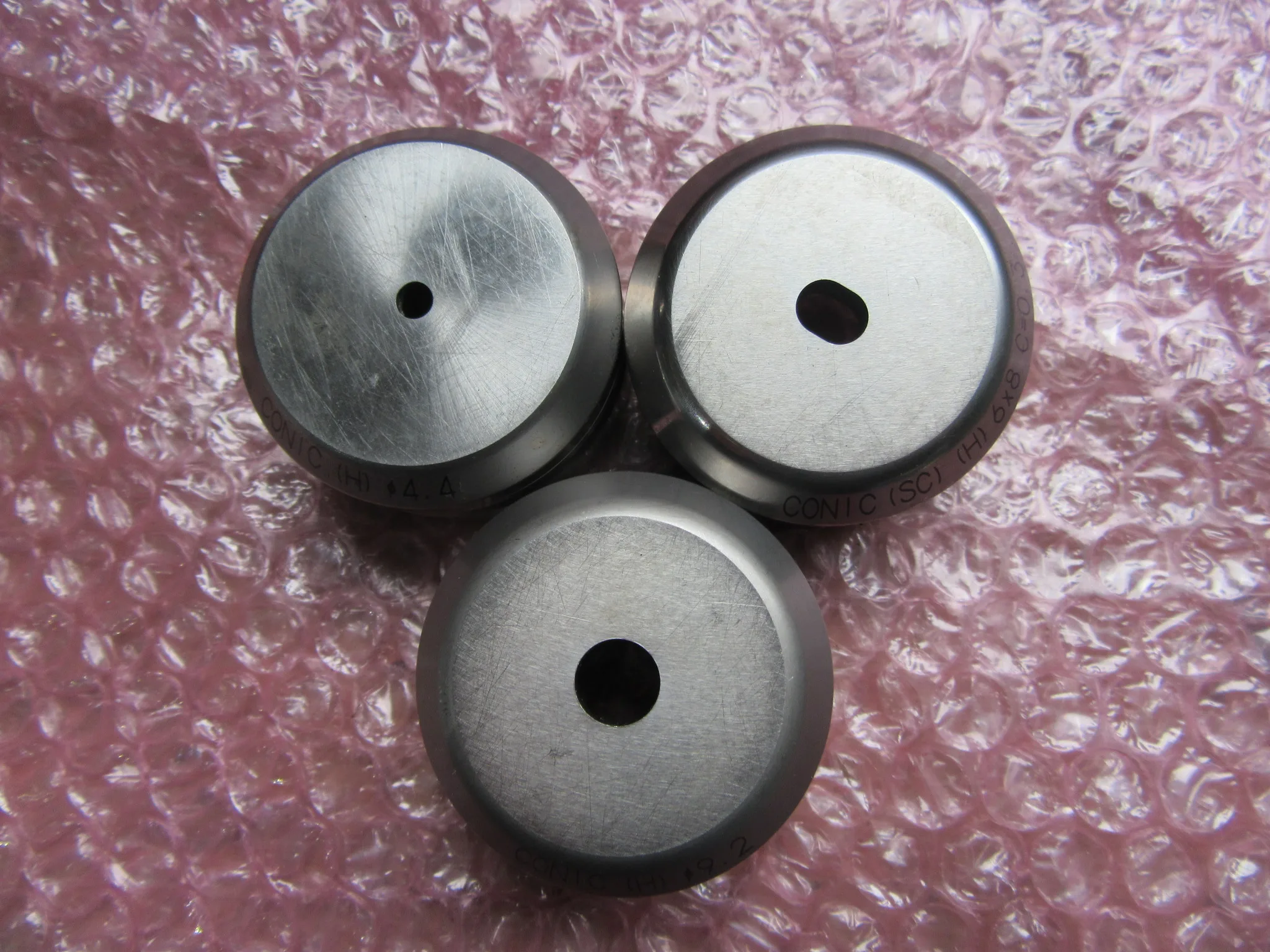 コニック タレパン金型 ダイ 3個 ①6ｘ8 ②4ｘ4 ③9.2 / CONIC ①6ｘ8 ②4ｘ4 ③9.2 TS240089