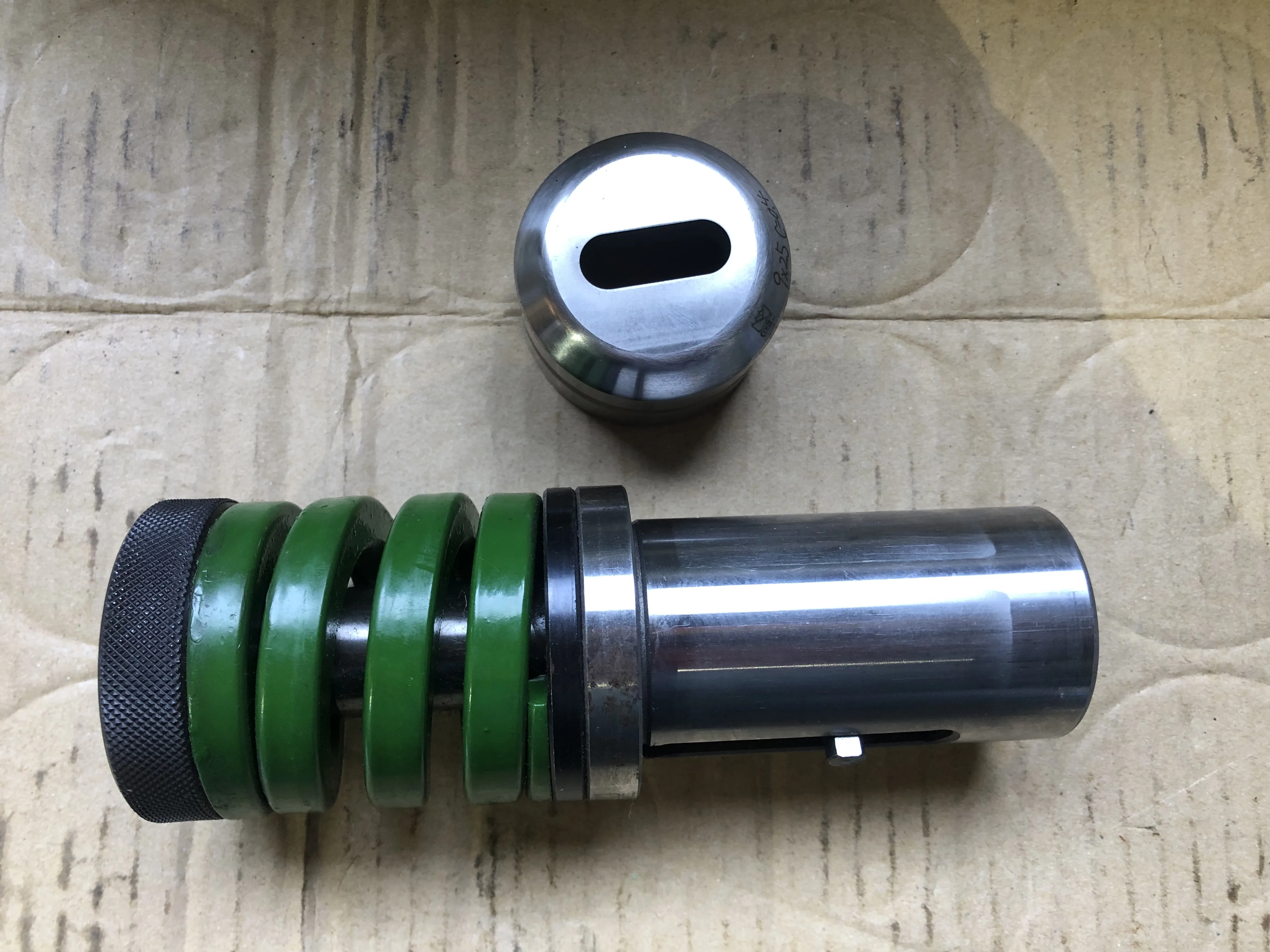 コニック タレパン金型 パンチ＆ダイセット（ショート） パンチ+ダイ：φ9x25 / CONIC パンチ+ダイ：φ9x25 TS240097