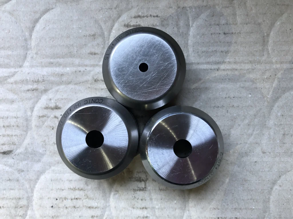 コニック タレパン金型 ダイ 3個 ①φ10.15 ②φ10.2 ③φ5.15 / CONIC ①φ10.15 ②φ10.2 ③φ5.15 TS240139