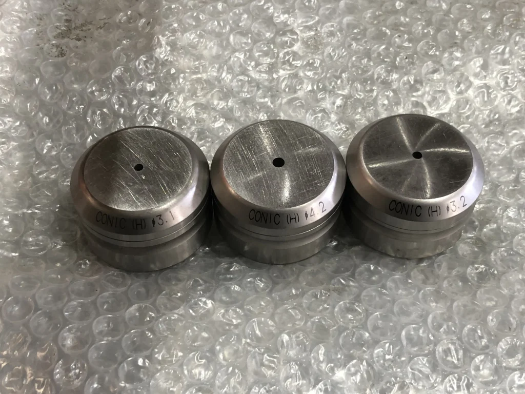 コニック タレパン金型 ダイ 3個 ①φ3.1②φ4.2③φ3.2 / CONIC ①φ3.1②φ4.2③φ3.2 TS240164