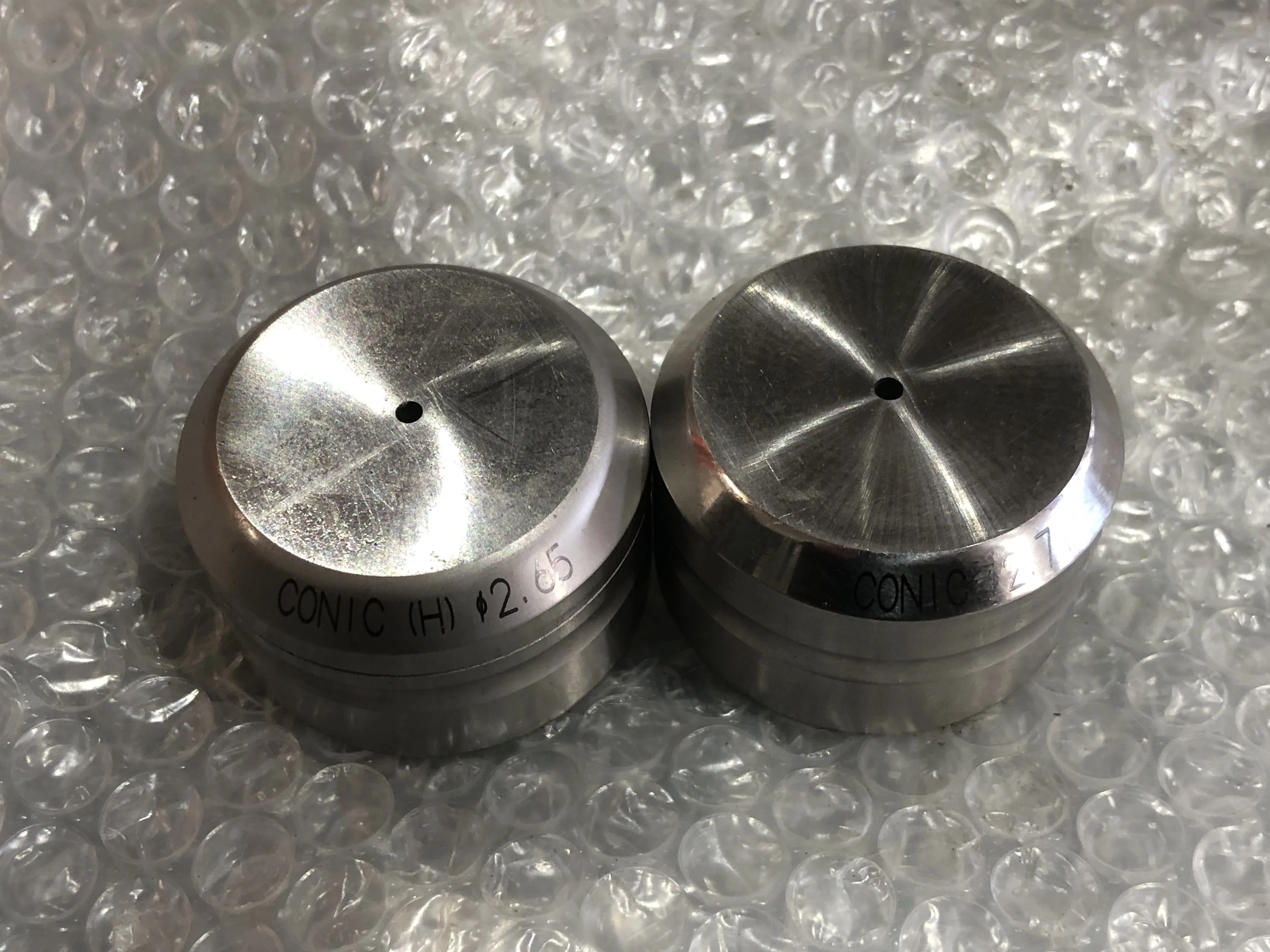 コニック タレパン金型 ダイ 2個 ①φ2.65②φ2.7 / CONIC ①φ2.65②φ2.7 TS240169