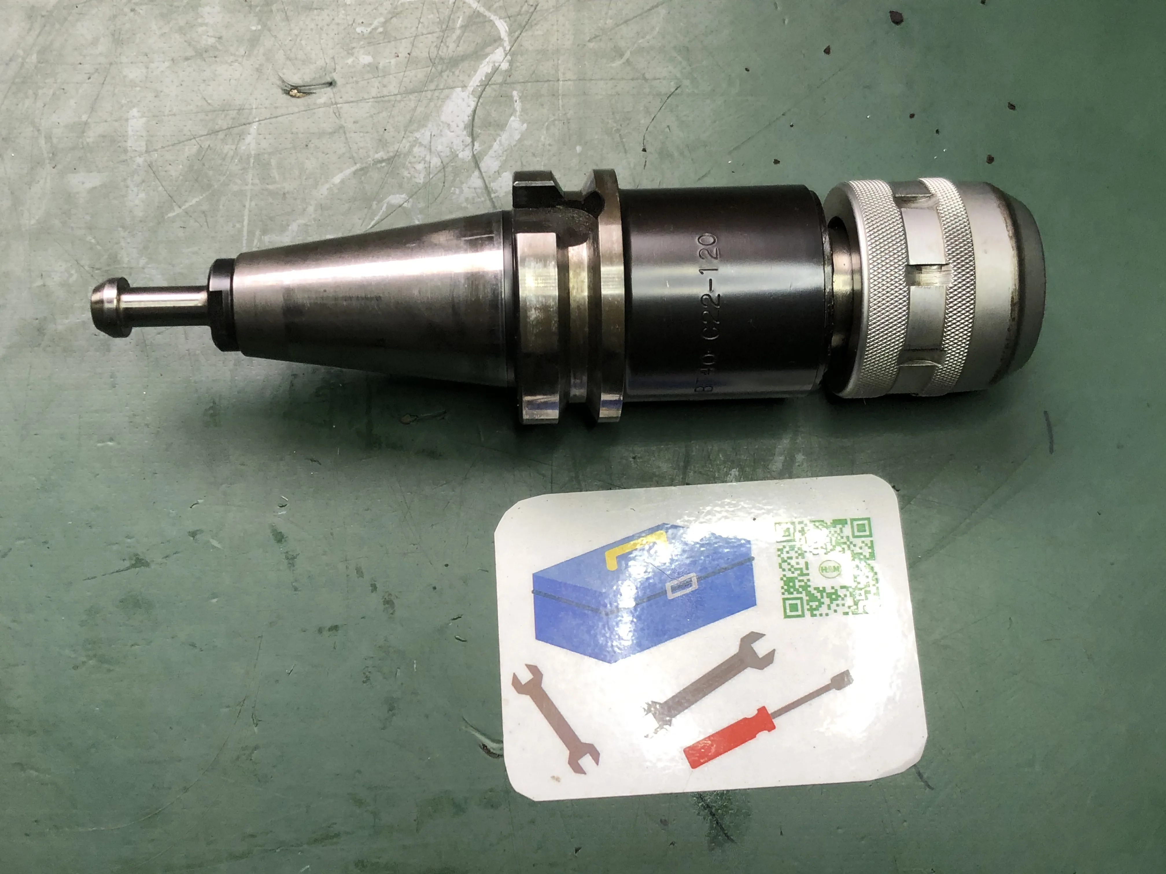 日研工作所 BT40 BT40-C22-120 / NIKKEN KOSAKUSHO WORKS BT40 Milling Chuck BT40-C22-120 TU210035