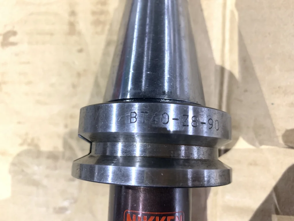 日研工作所 BT40 BT40-Z8-90 / NIKKEN KOSAKUSHO WORKS BT40 Tapping Chuck BT40-Z8-90 TU220357