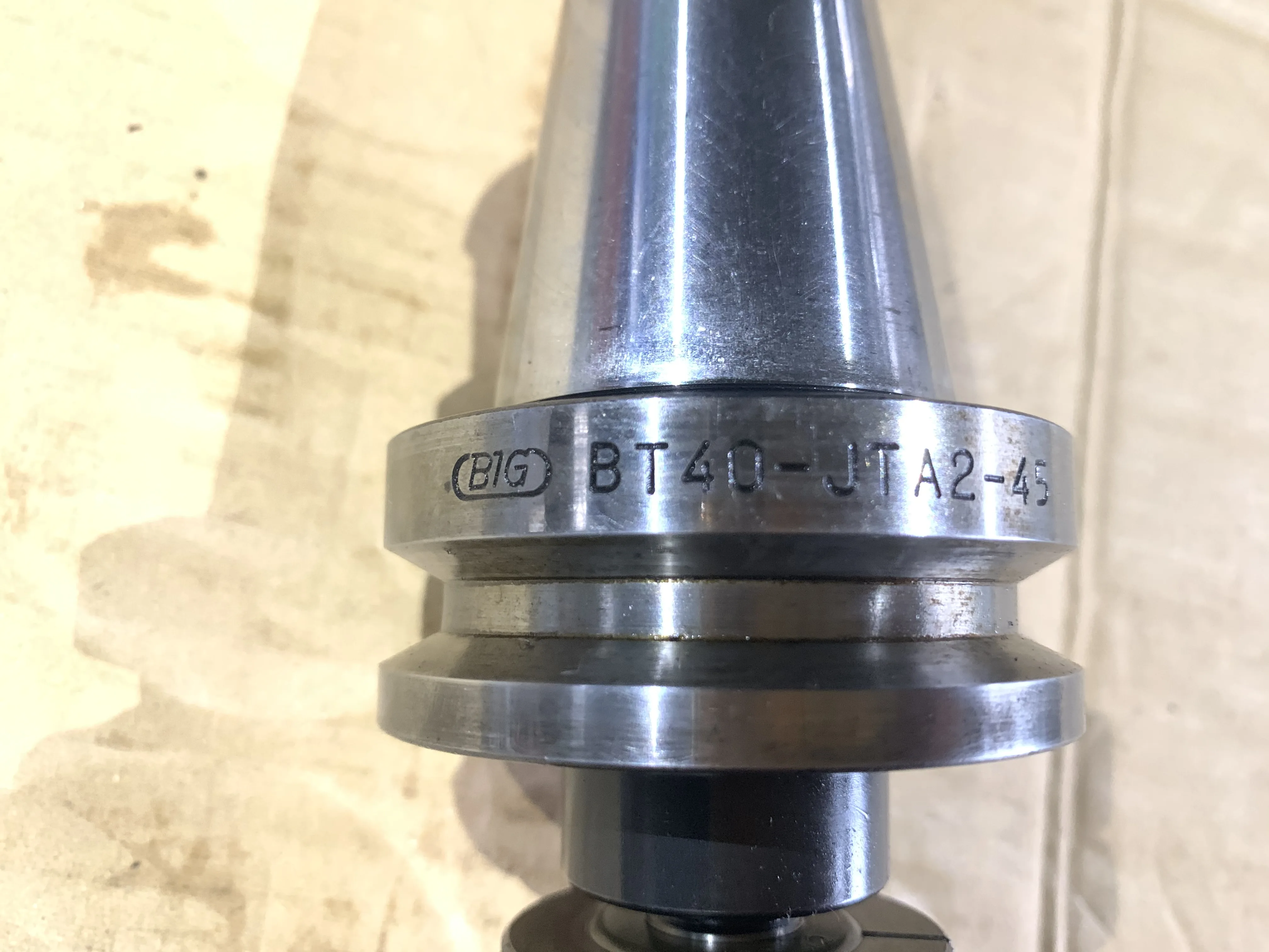大昭和精機 BIG BT40 BT40-JTA2-45 / BIG DAISHOWA BT40 Jacobs Taper Arbor BT40-JTA2-45 TU220359