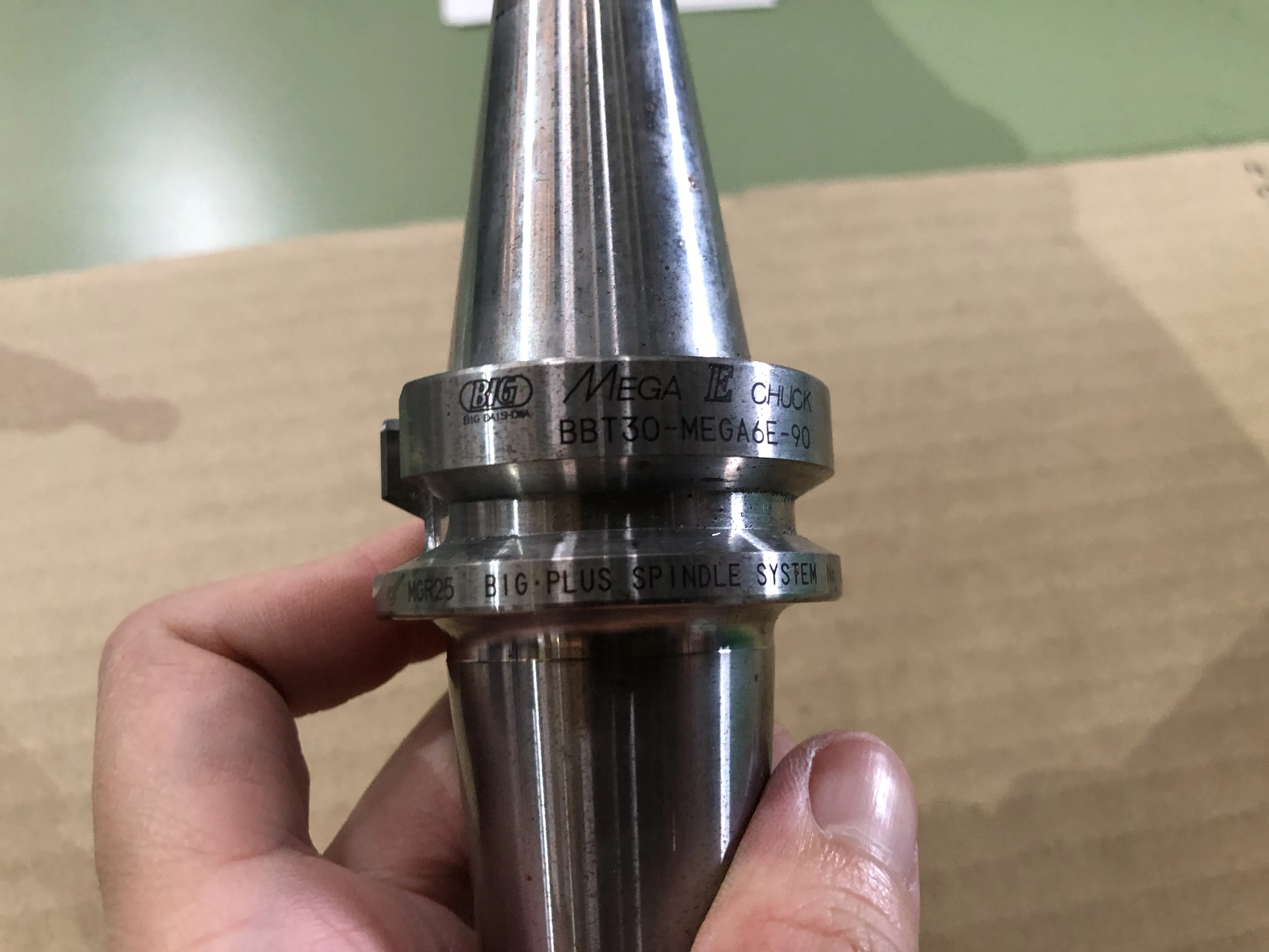 大昭和精機 BIG BBT30 BBT30-MEGA6E-90 / BIG DAISHOWA BBT30 Mega E Chuck BBT30-MEGA6E-90 TV220053