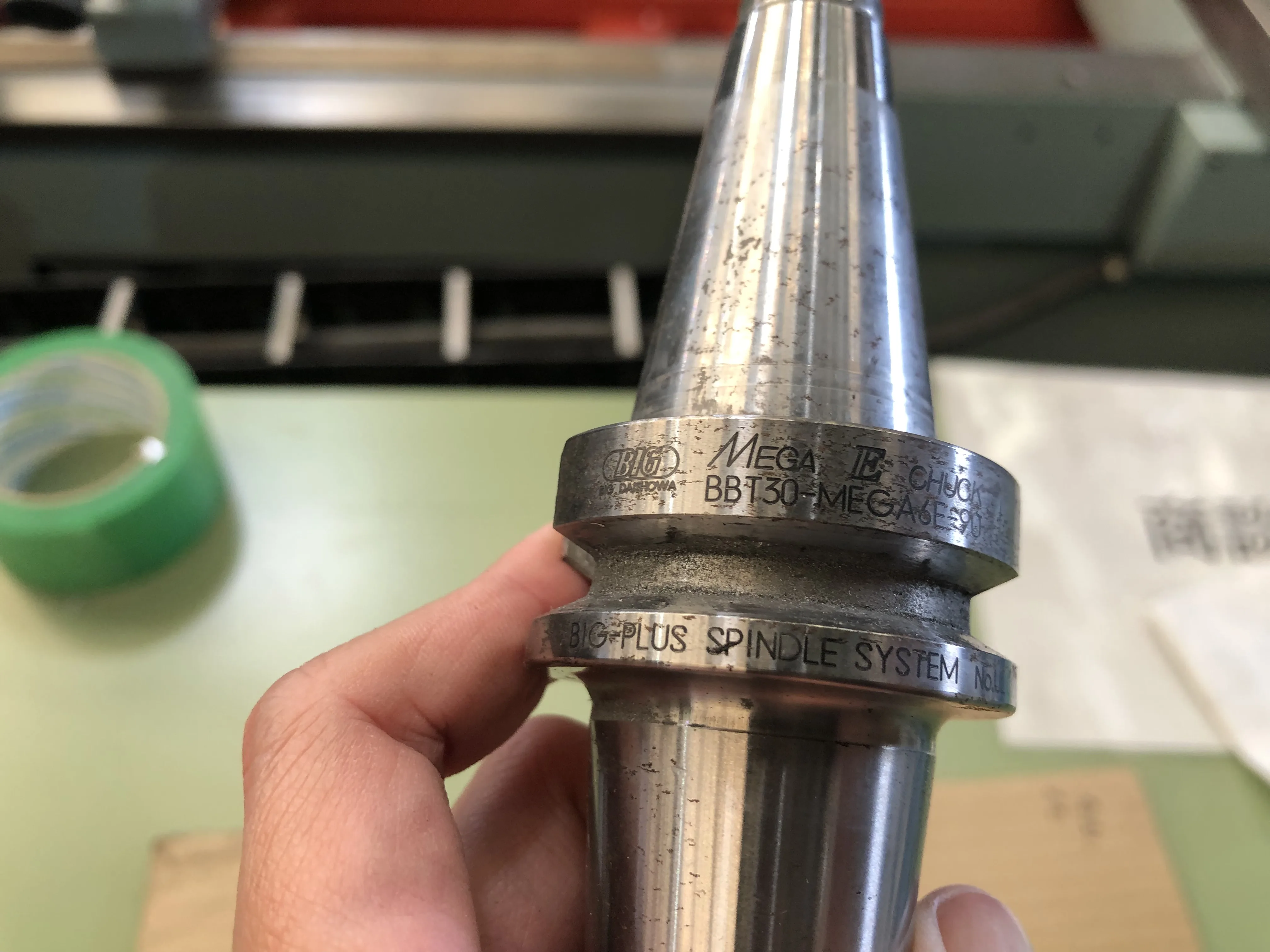 大昭和精機 BIG BBT30 BBT30-MEGA6E-90 / BIG DAISHOWA BBT30 Mega E Chuck BBT30-MEGA6E-90 TV220067