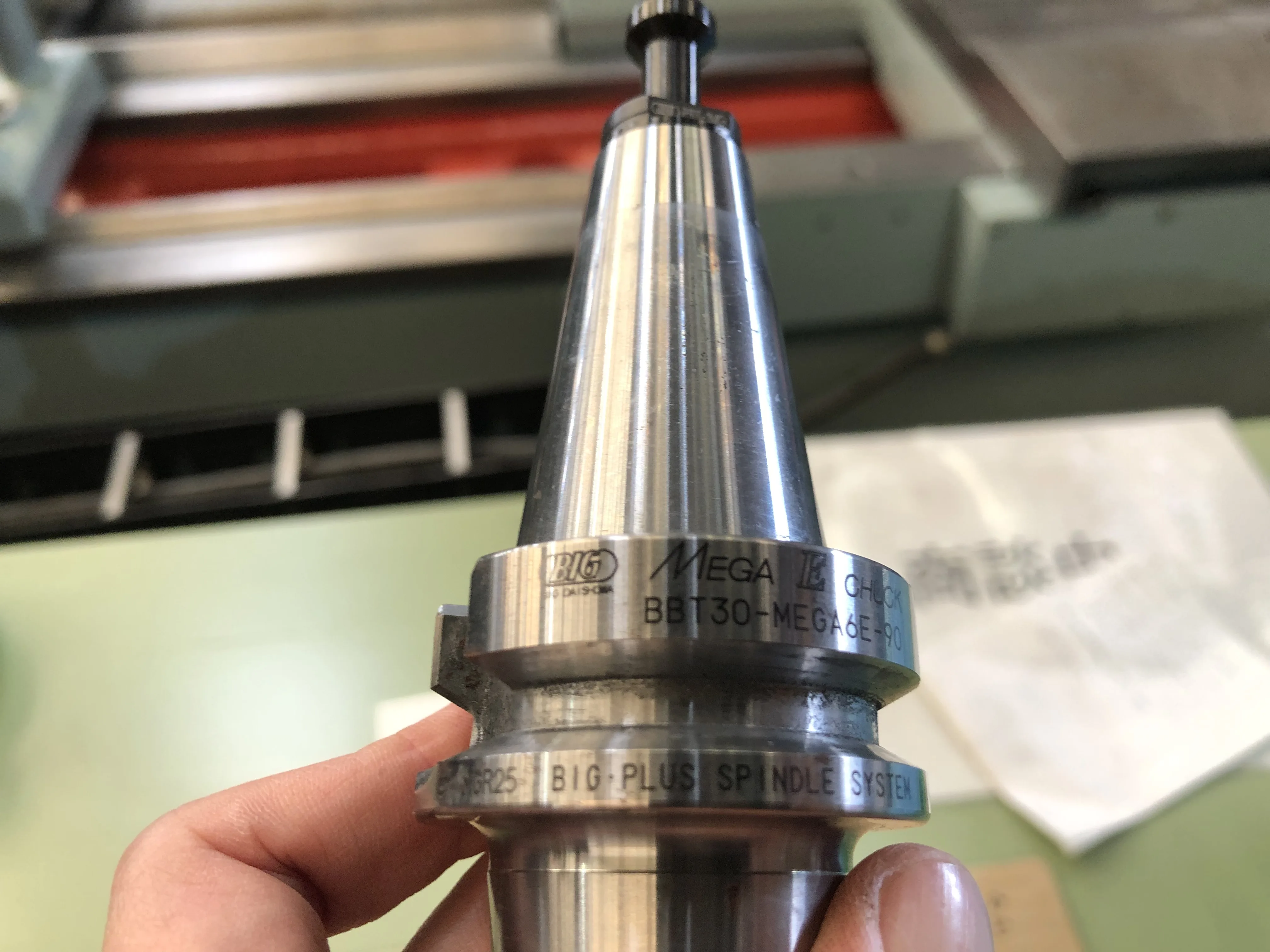 大昭和精機 BIG BBT30 BBT30-MEGA6E-90 / BIG DAISHOWA BBT30 Mega E Chuck BBT30-MEGA6E-90 TV220088