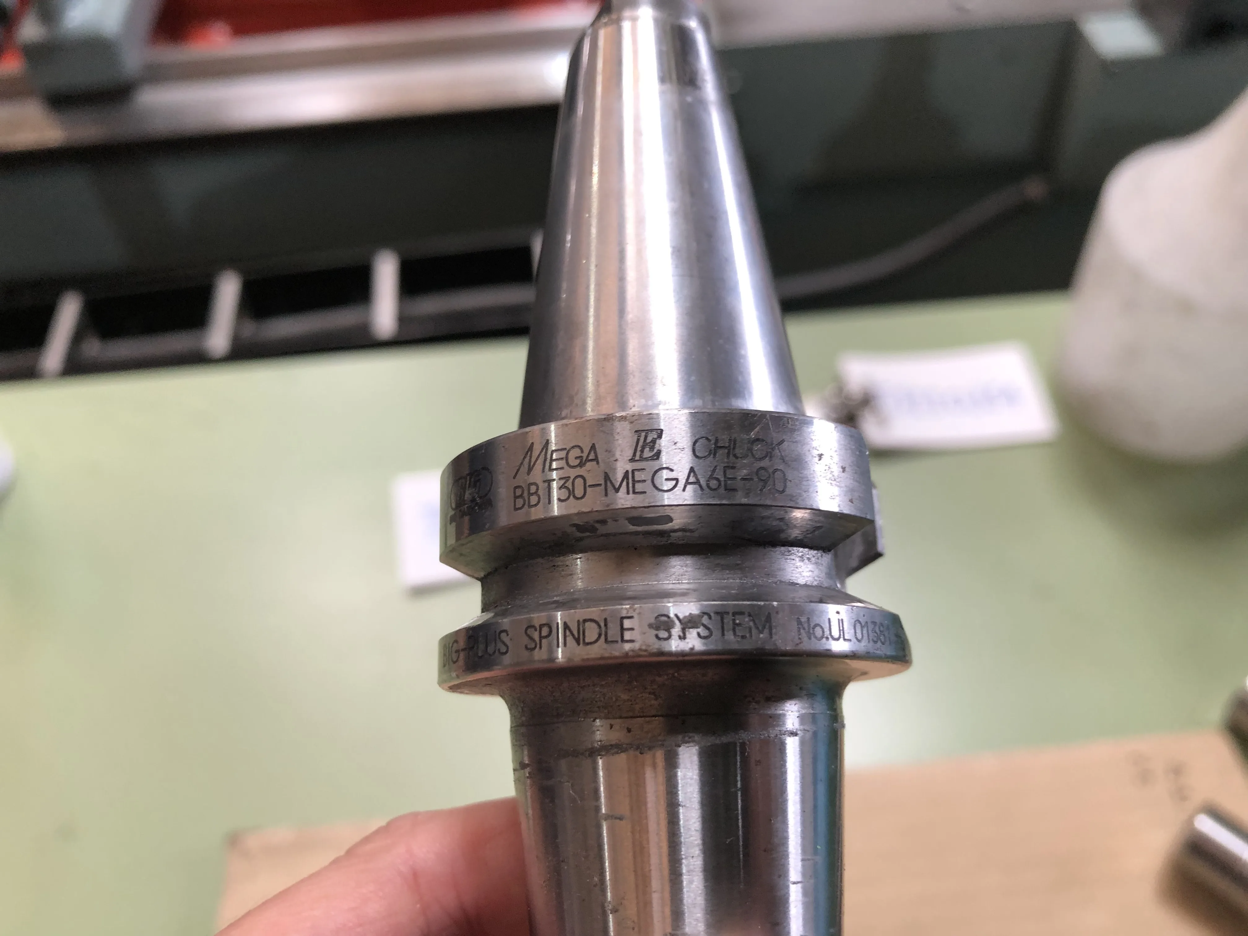 大昭和精機 BIG BBT30 BBT30-MEGA6E-90 / BIG DAISHOWA BBT30 Mega E Chuck BBT30-MEGA6E-90 TV220092