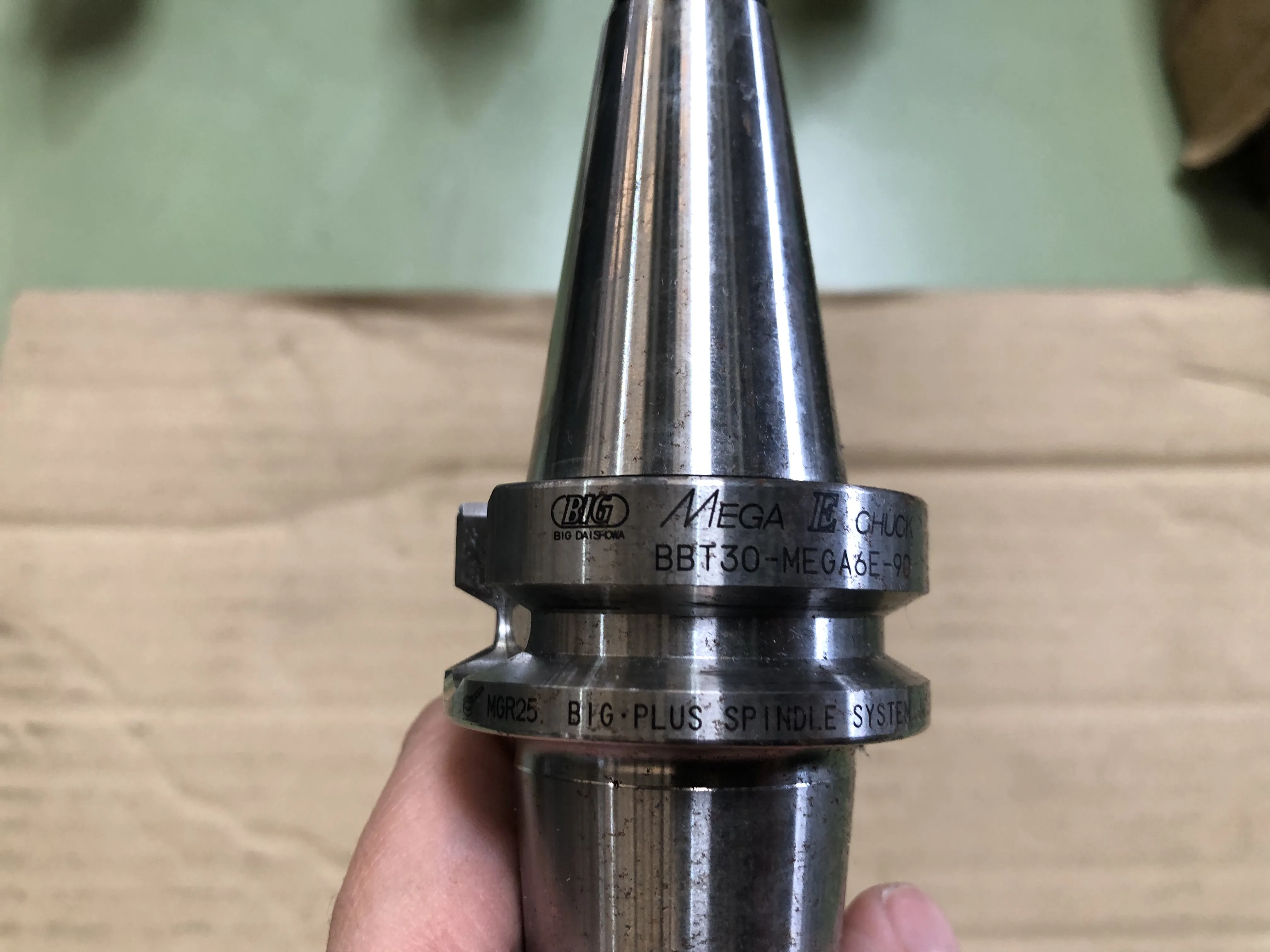 大昭和精機 BIG BBT30 BBT30-MEGA6E-90 / BIG DAISHOWA BBT30 Mega E Chuck BBT30-MEGA6E-90 TV220112