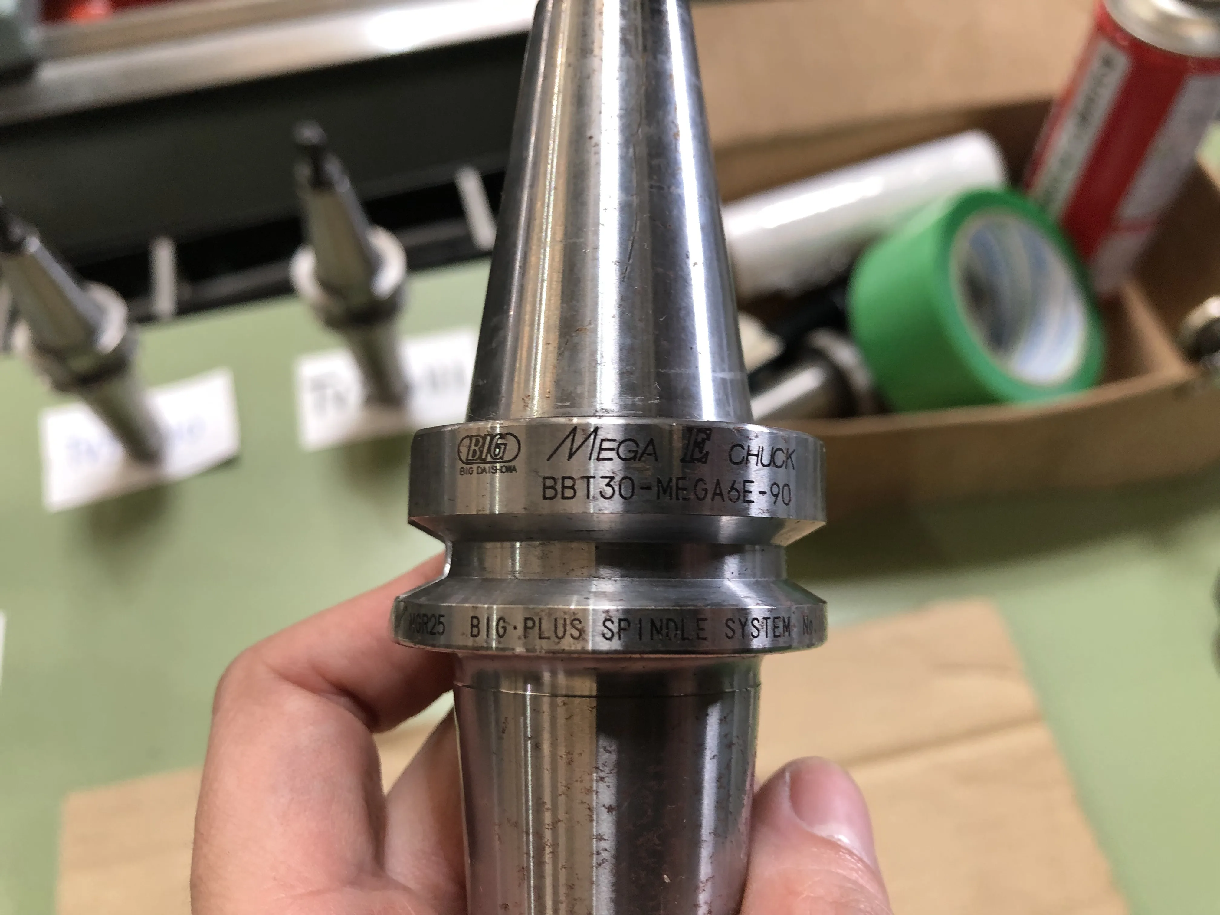 大昭和精機 BIG BBT30 BBT30-MEGA6E-90 / BIG DAISHOWA BBT30 Mega E Chuck BBT30-MEGA6E-90 TV220114
