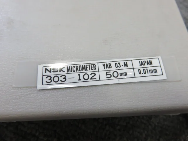 日本精工 NSK 外側マイクロメーター YAB03-M / NSK LTD Outside Micrometer YAB03-M
