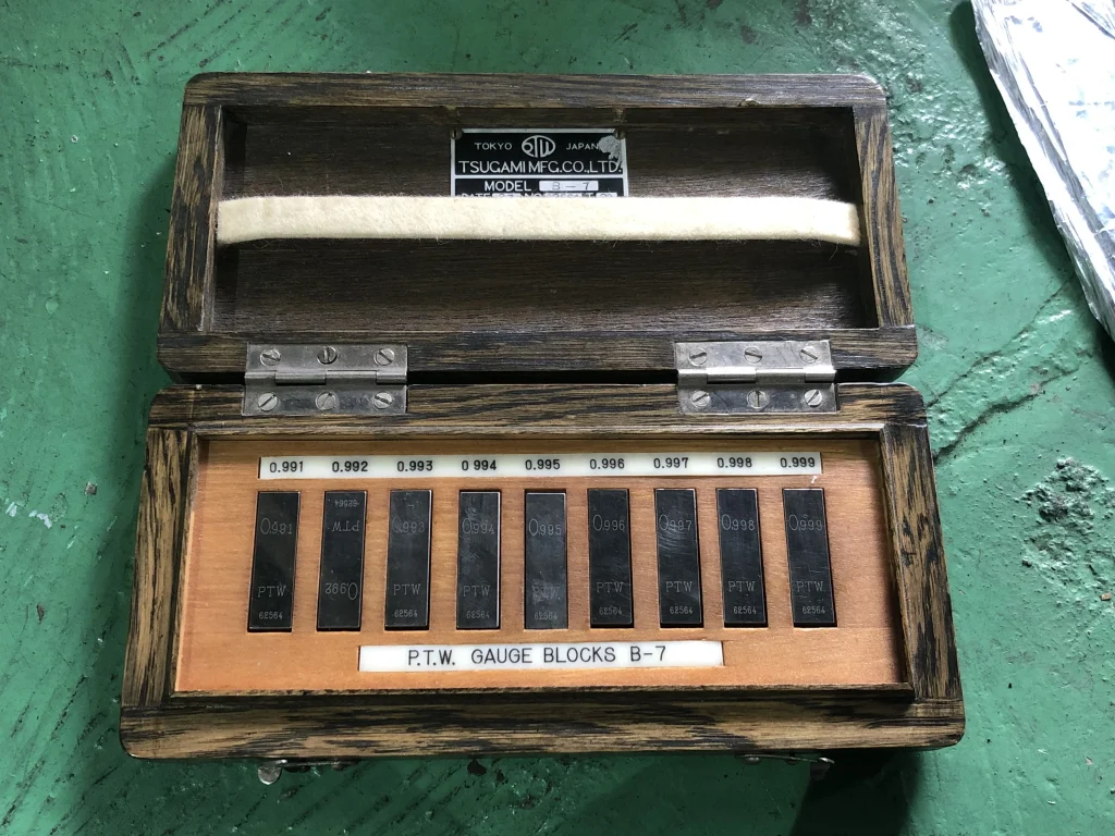 ツガミ/津上 PTWゲージブロックセット B-7 / TSUGAMI CORPORATION PTW Gauge Block Set B-7