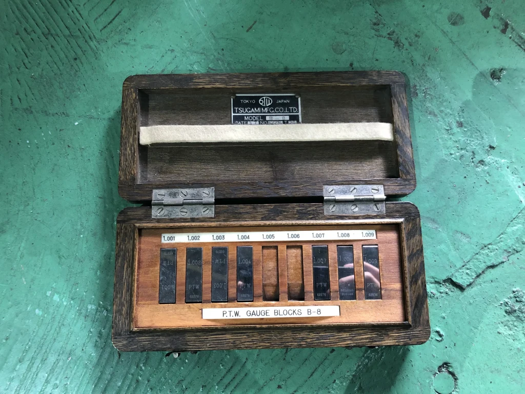 ツガミ/津上 PTWゲージブロックセット B-8 / TSUGAMI CORPORATION PTW Gauge Block Set B-8