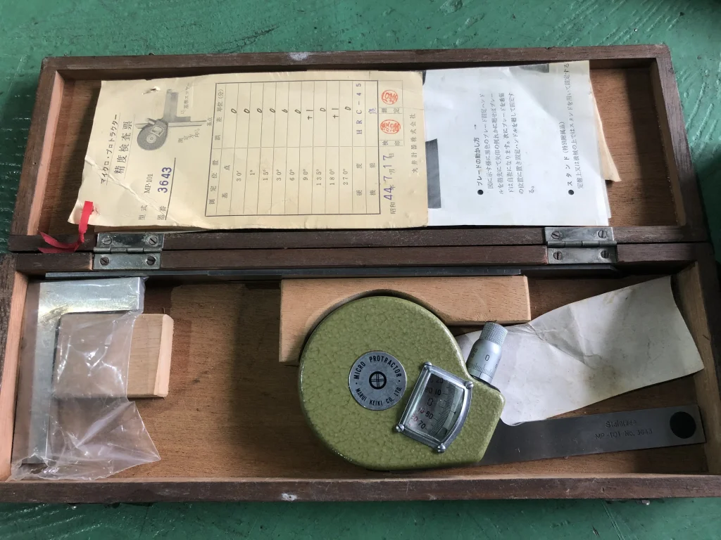 丸井計器 マイクロプロトラクター MP-101 / MARUI KEIKI Micro Protractor MP-101