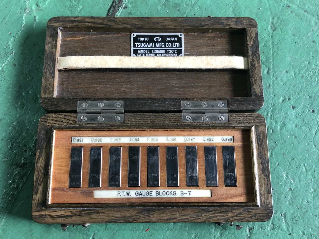 ツガミ/津上 PTWゲージブロックセット B-7 / TSUGAMI CORPORATION PTW Gauge Block Set B-7