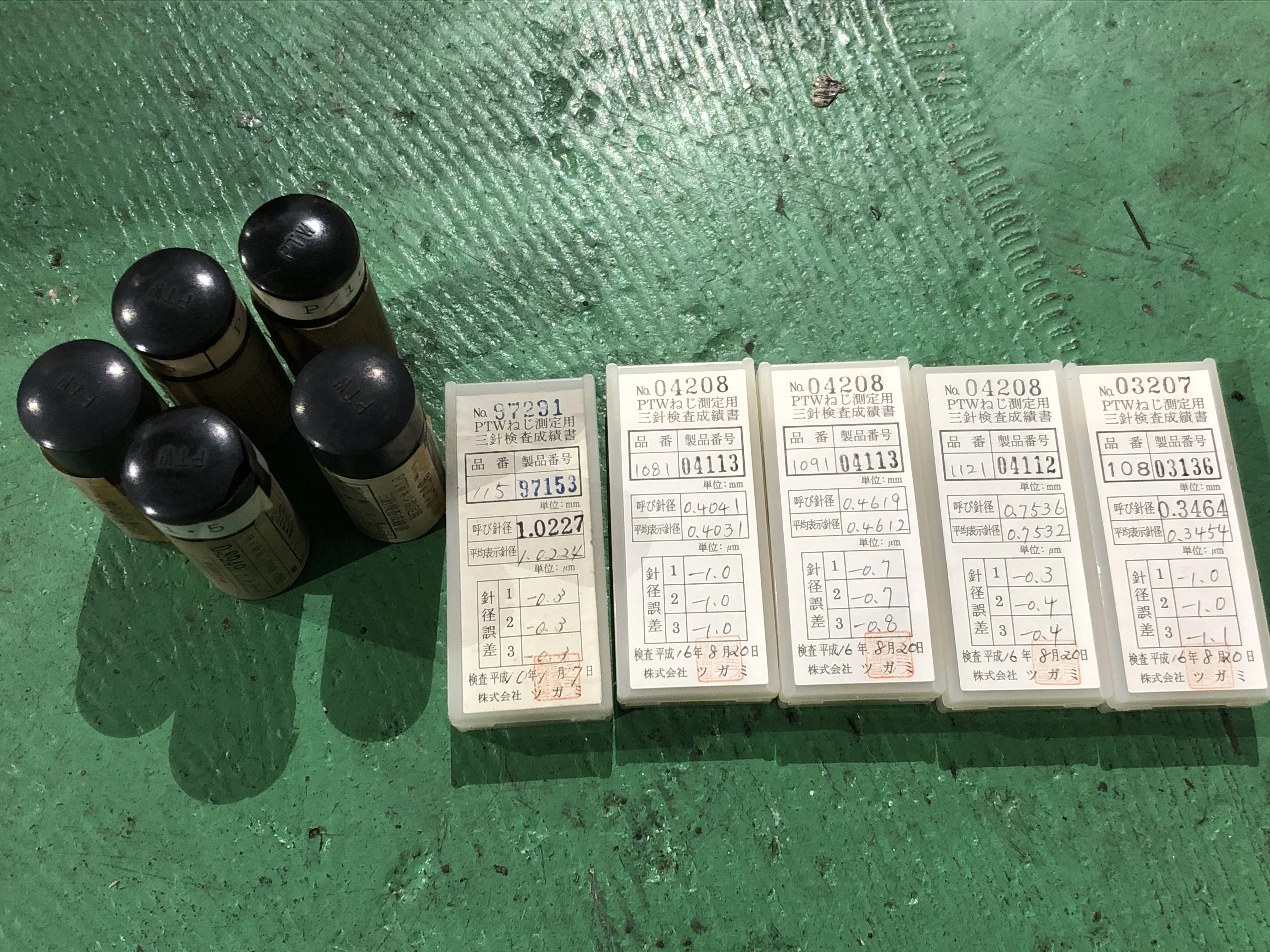 メーカー混在 PTWねじ測定用ゲージ 様々 / MIX PTW Thread Measuring Gauge 様々