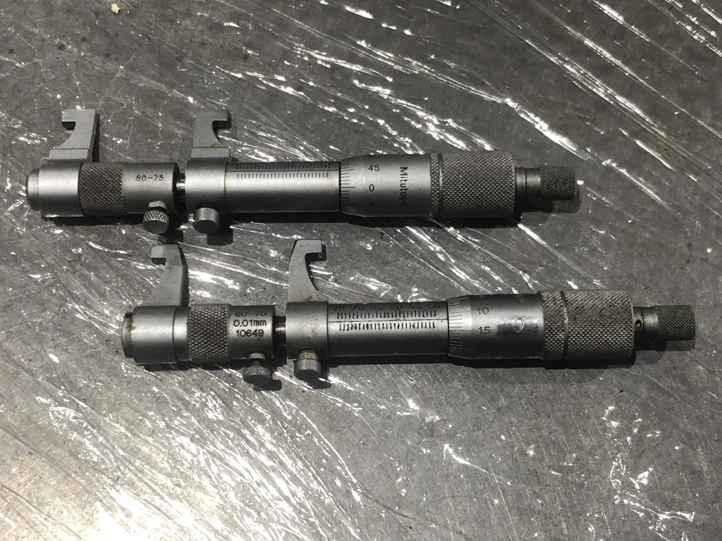 ミツトヨ/三豊製作所 キャリパー形内側マイクロメータ 1セット2個 / MITUTOYO Caliper-Type Inside Micrometer 1セット2個 TX210269
