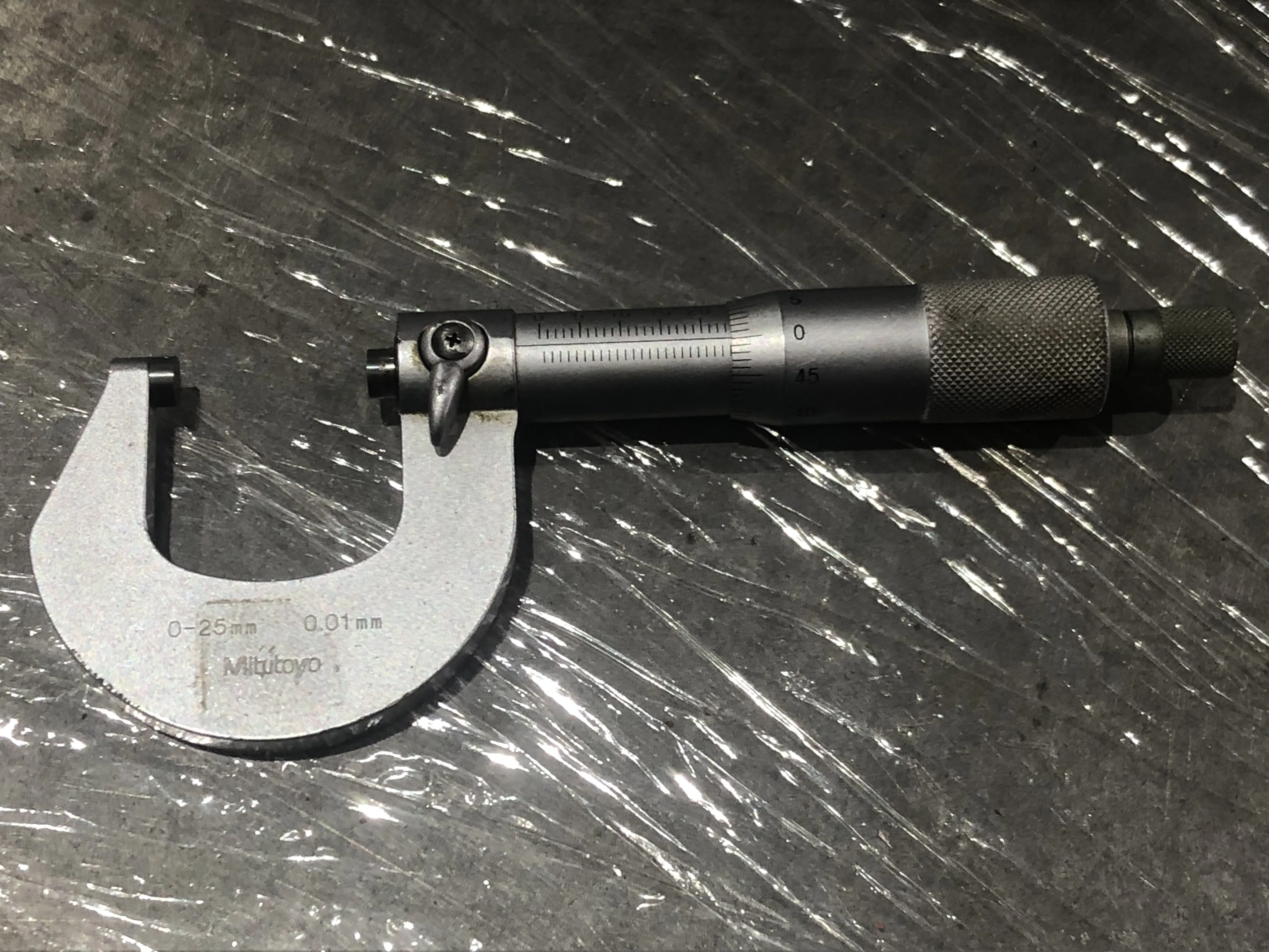 ミツトヨ/三豊製作所 外側マイクロメータ 0-25mm(0.01mm) / MITUTOYO Outside Micrometer 0-25mm(0.01mm) TX210273