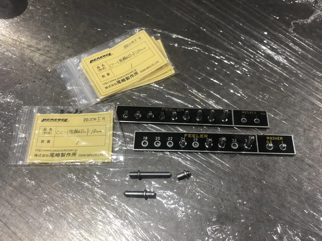 尾崎製作所 PEACOCK CC-1用換え口ット 様々 / OZAKI MFG Replacement Rod for Cylinder Gauge CC-1 様々 TX210282