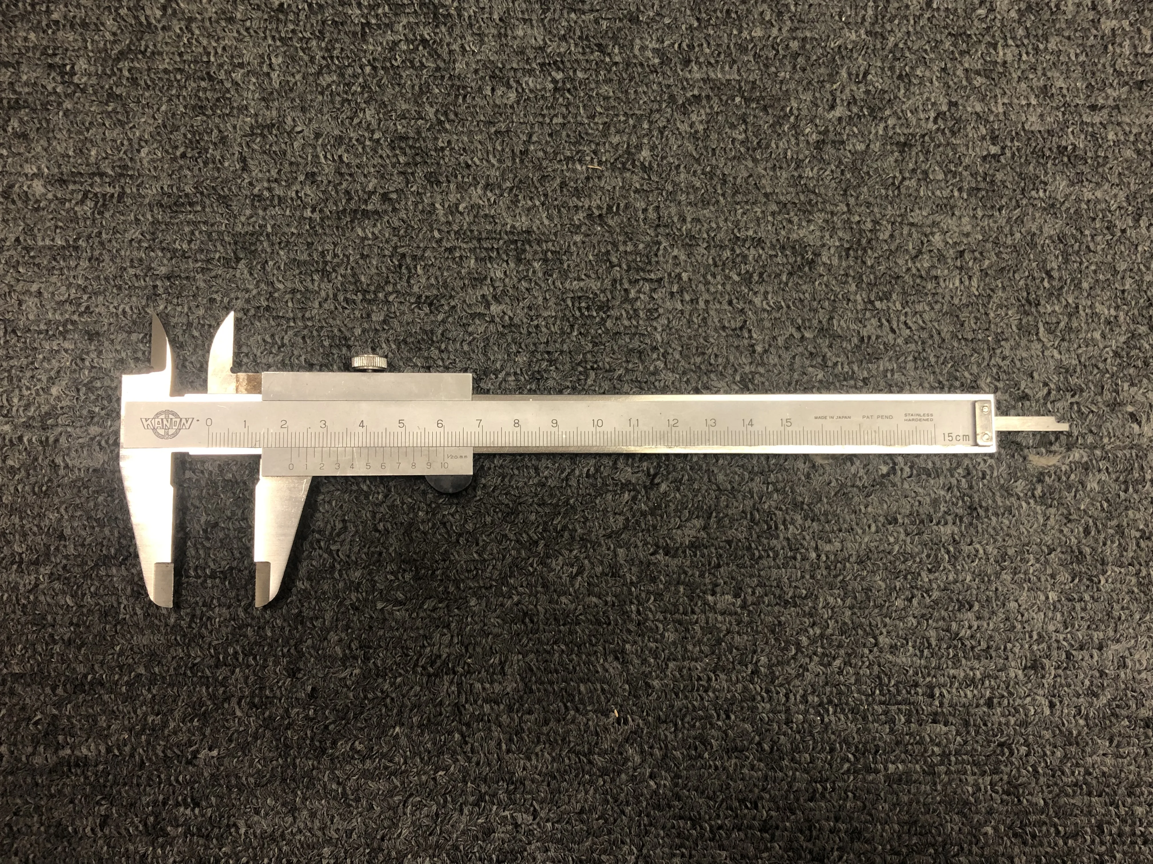 中村製作所 KANON ノギス 15cm / NAKAMURA MFG Vernier Caliper 15cm TX210286
