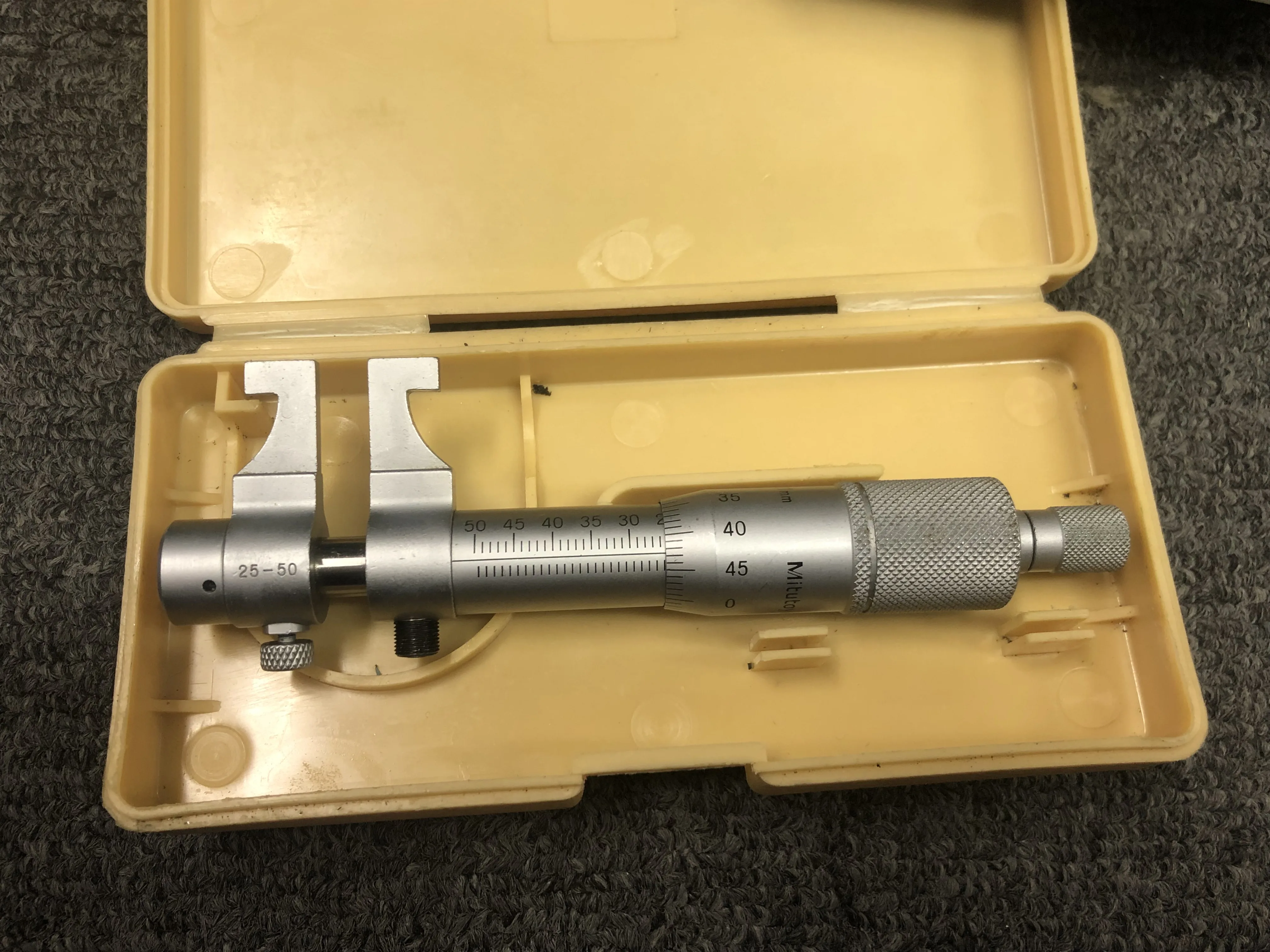 ミツトヨ/三豊製作所 キャリパー形内側マイクロメータ 25-50mm / MITUTOYO Caliper-Type Inside Micrometer 25-50mm TX210290
