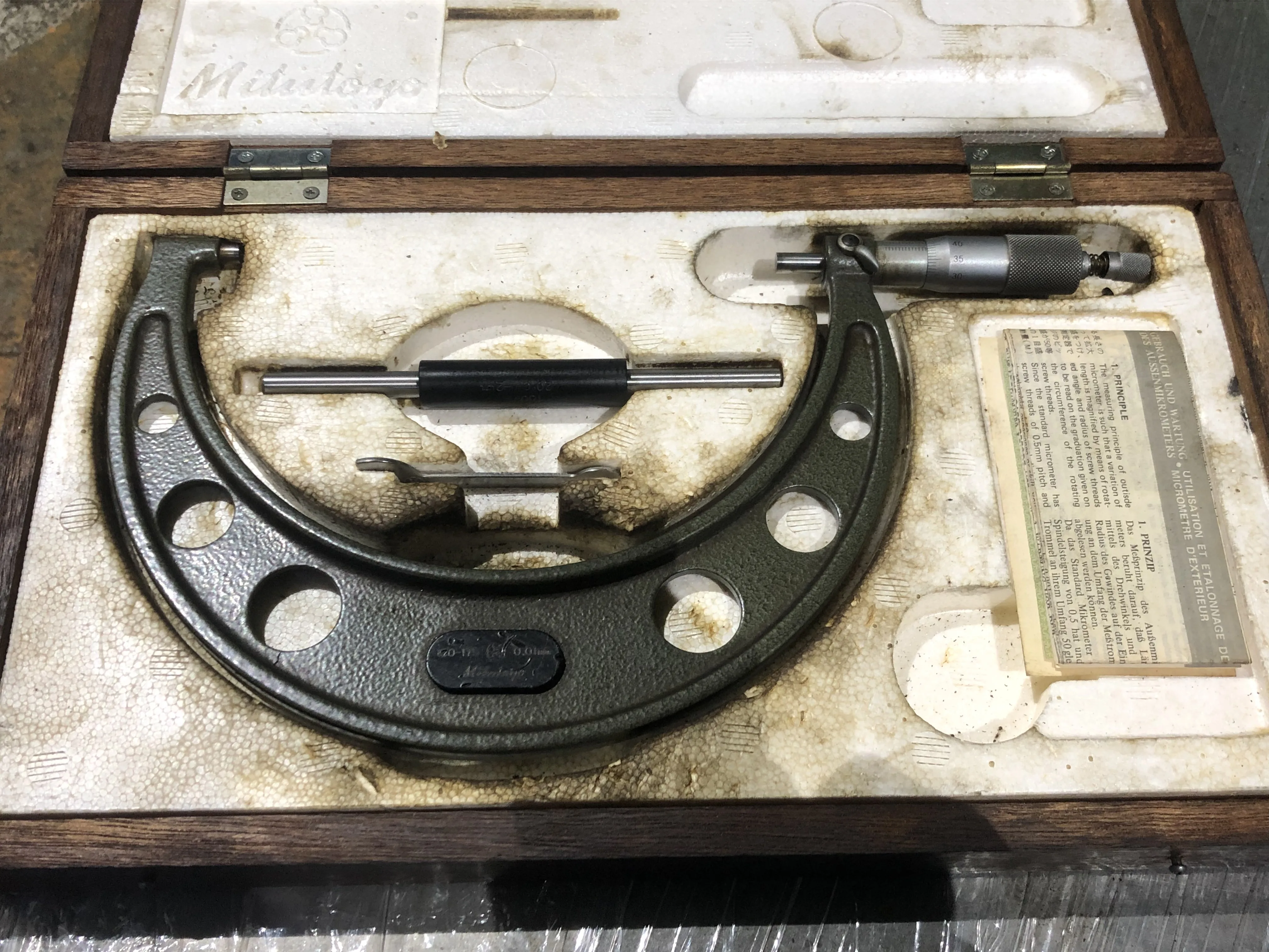 ミツトヨ/三豊製作所 外側マイクロメーター 150～175mm / MITUTOYO Outside Micrometer 150～175mm TX220002