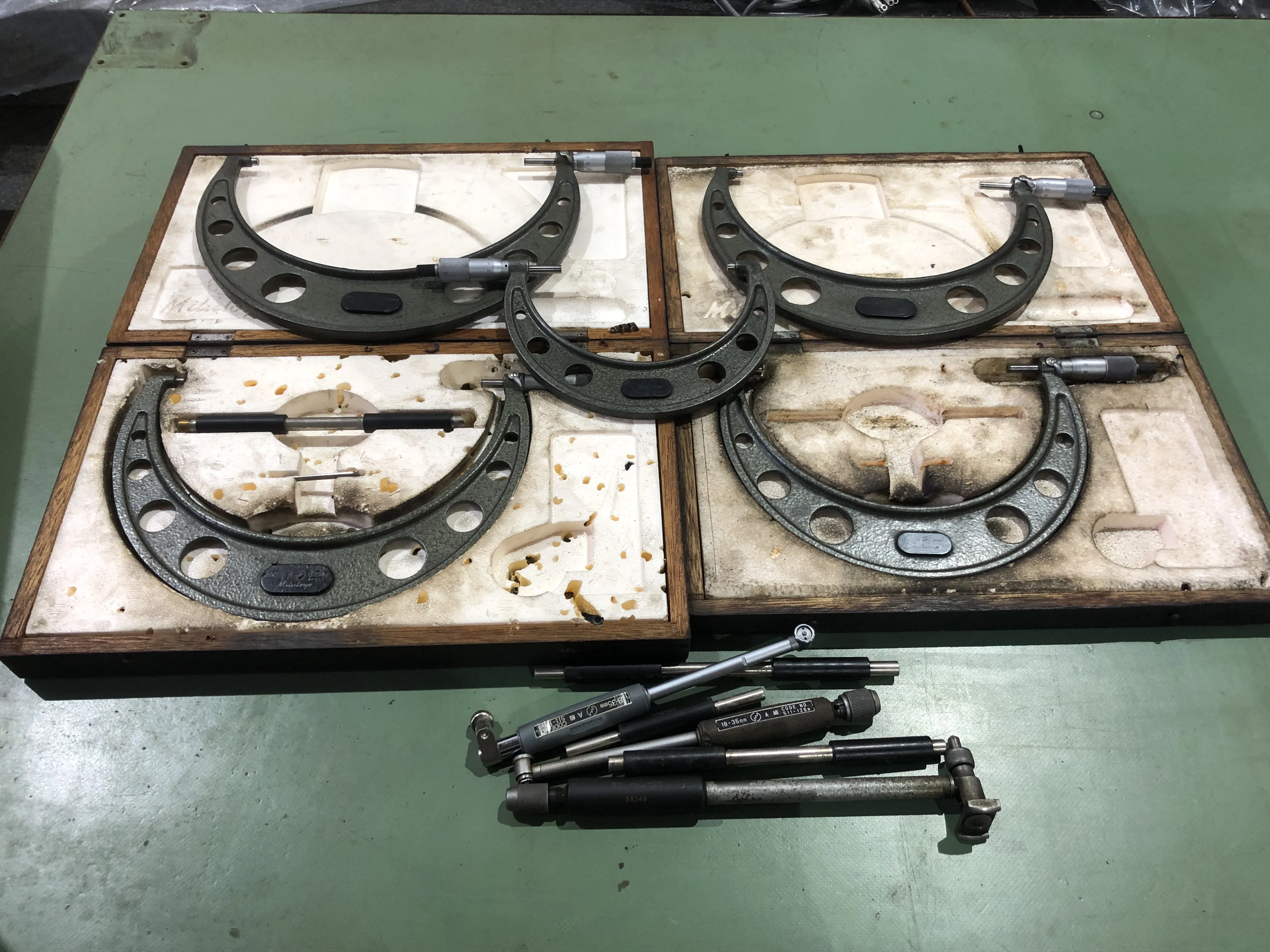 メーカー混在 測定工具1山 / MIX Measuring Tools Assorted TX220059