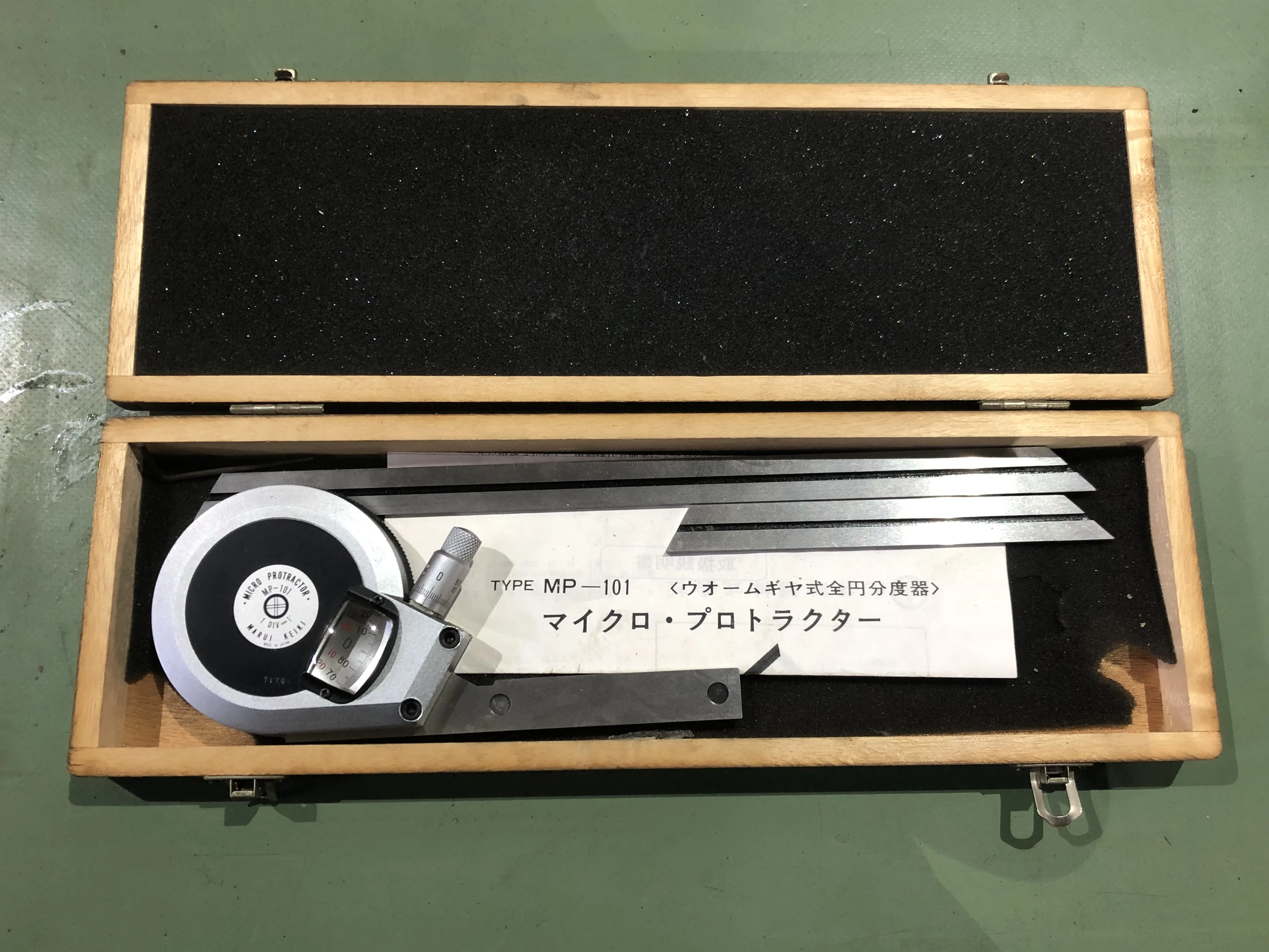 丸井計器 マイクロプロトラクター MP-101 / MARUI KEIKI Micro Protractor MP-101 TX220066