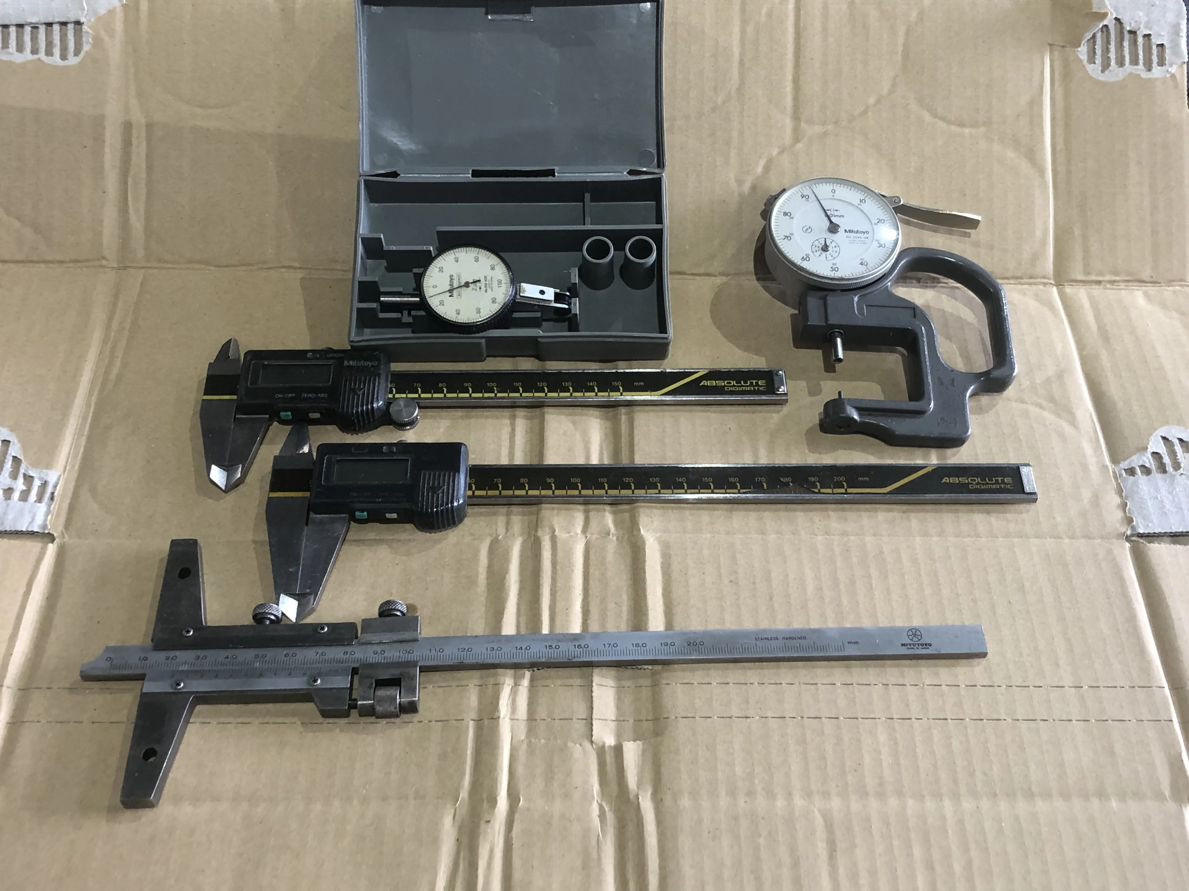 メーカー混在 ノギス 1山 / MIX Vernier Caliper 1Lot TX220111