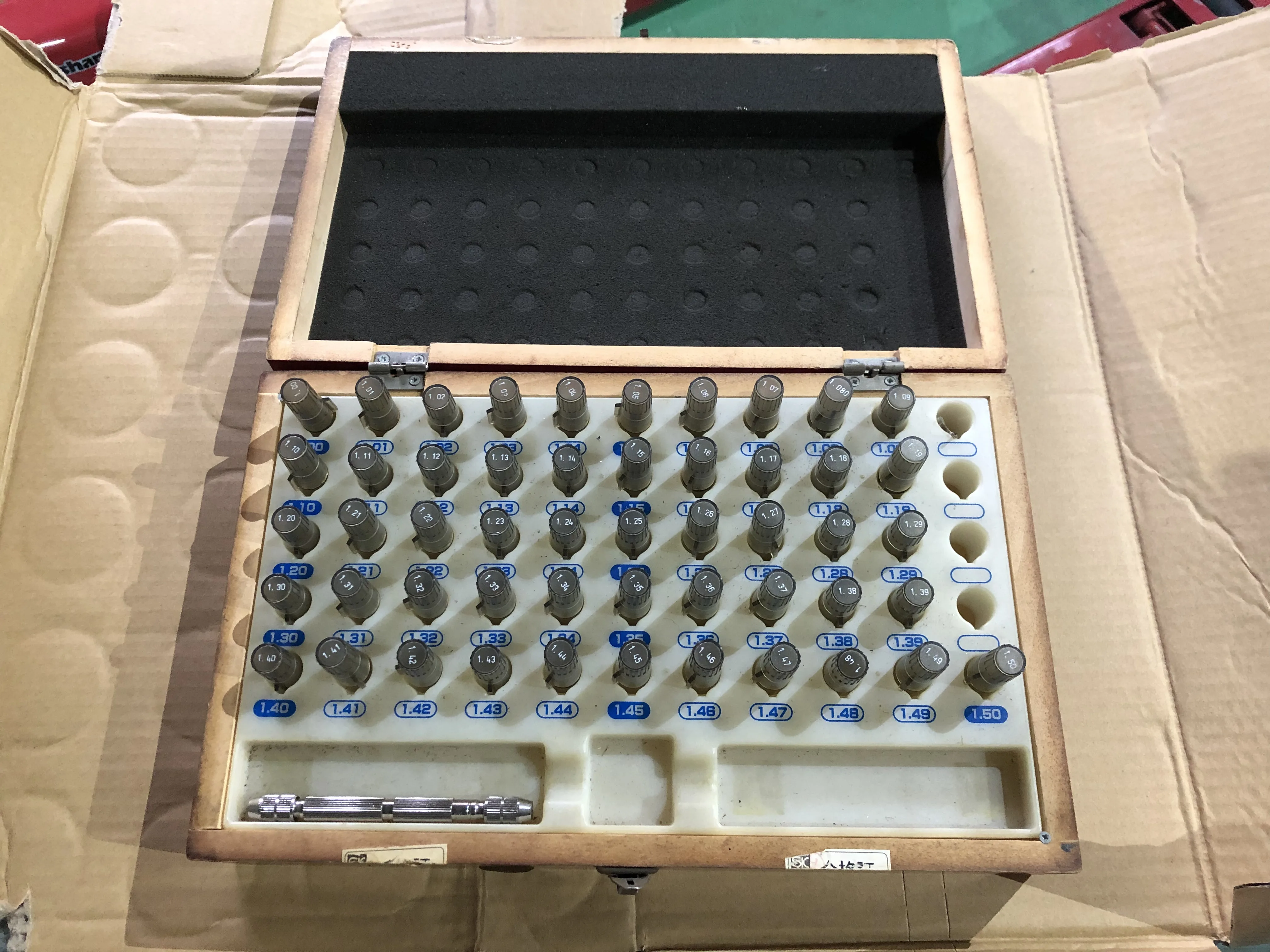 新潟精機 SK ピンゲージセット AA-1A / NIIGATA SEIKI Pin Gauge Set AA-1A TX220120