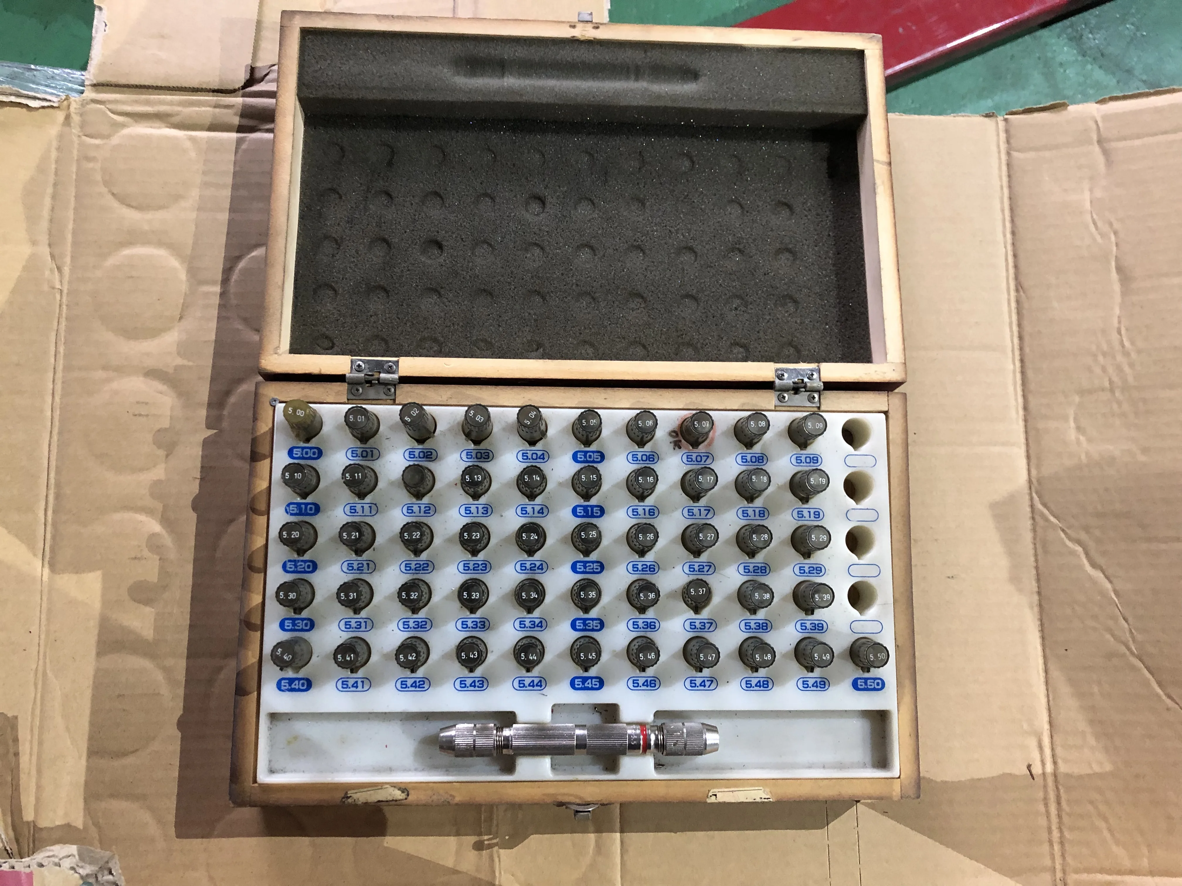 新潟精機 SK ピンゲージセット AA-5A / NIIGATA SEIKI Pin Gauge Set AA-5A TX220125