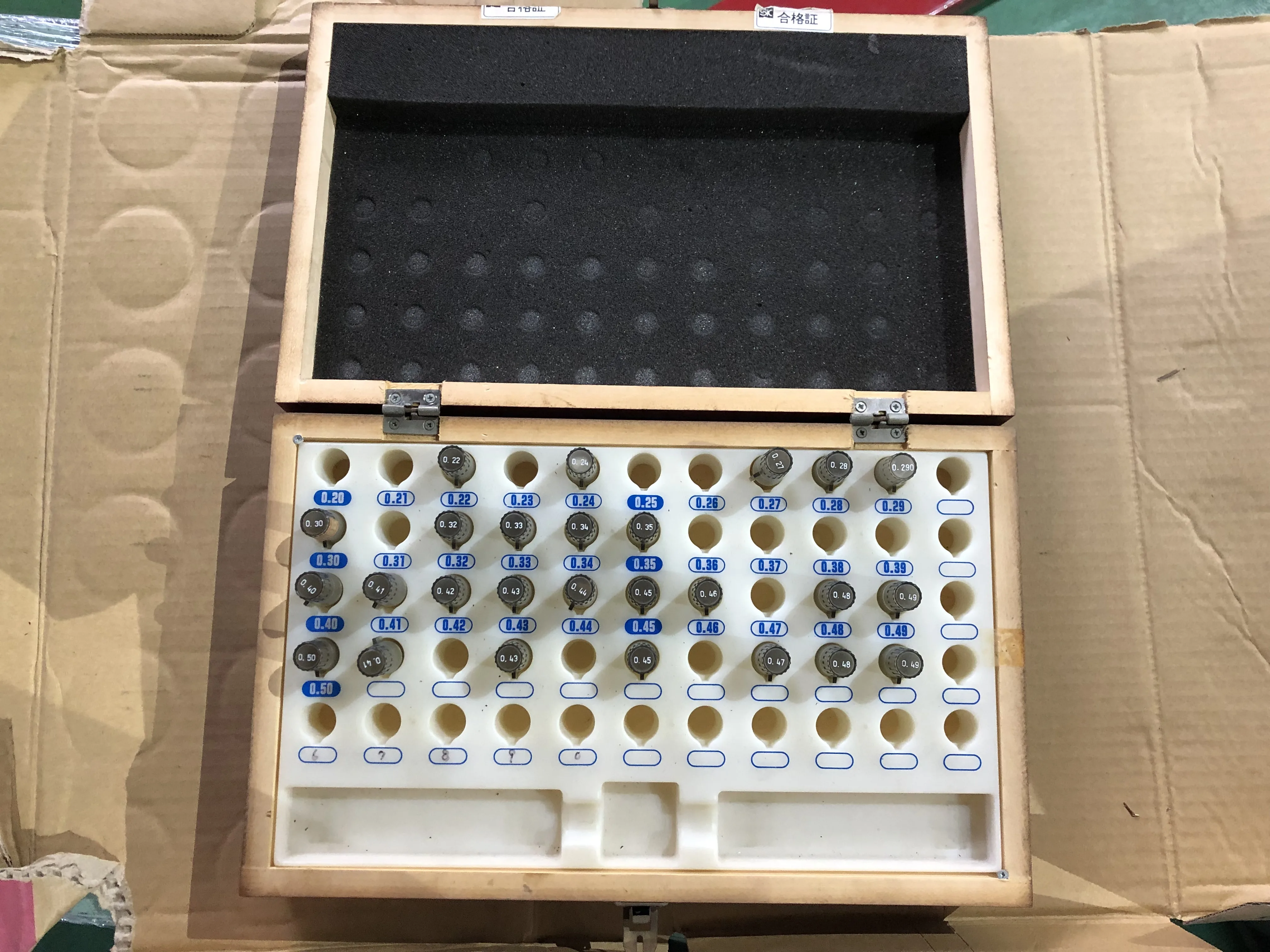 新潟精機 SK ピンゲージセット AA-0A / NIIGATA SEIKI Pin Gauge Set AA-0A TX220126