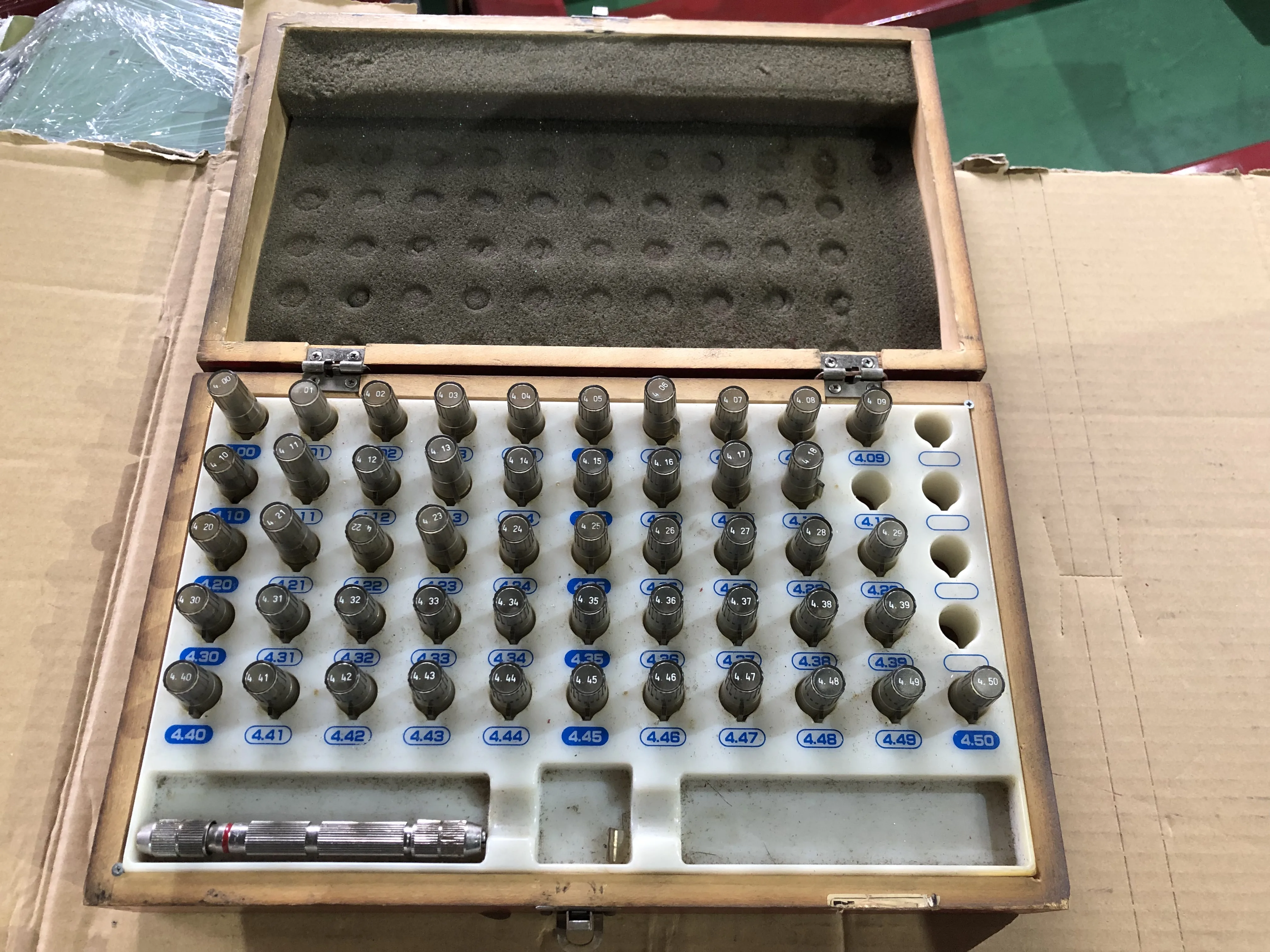 新潟精機 SK ピンゲージセット AA-4A / NIIGATA SEIKI Pin Gauge Set AA-4A TX220138