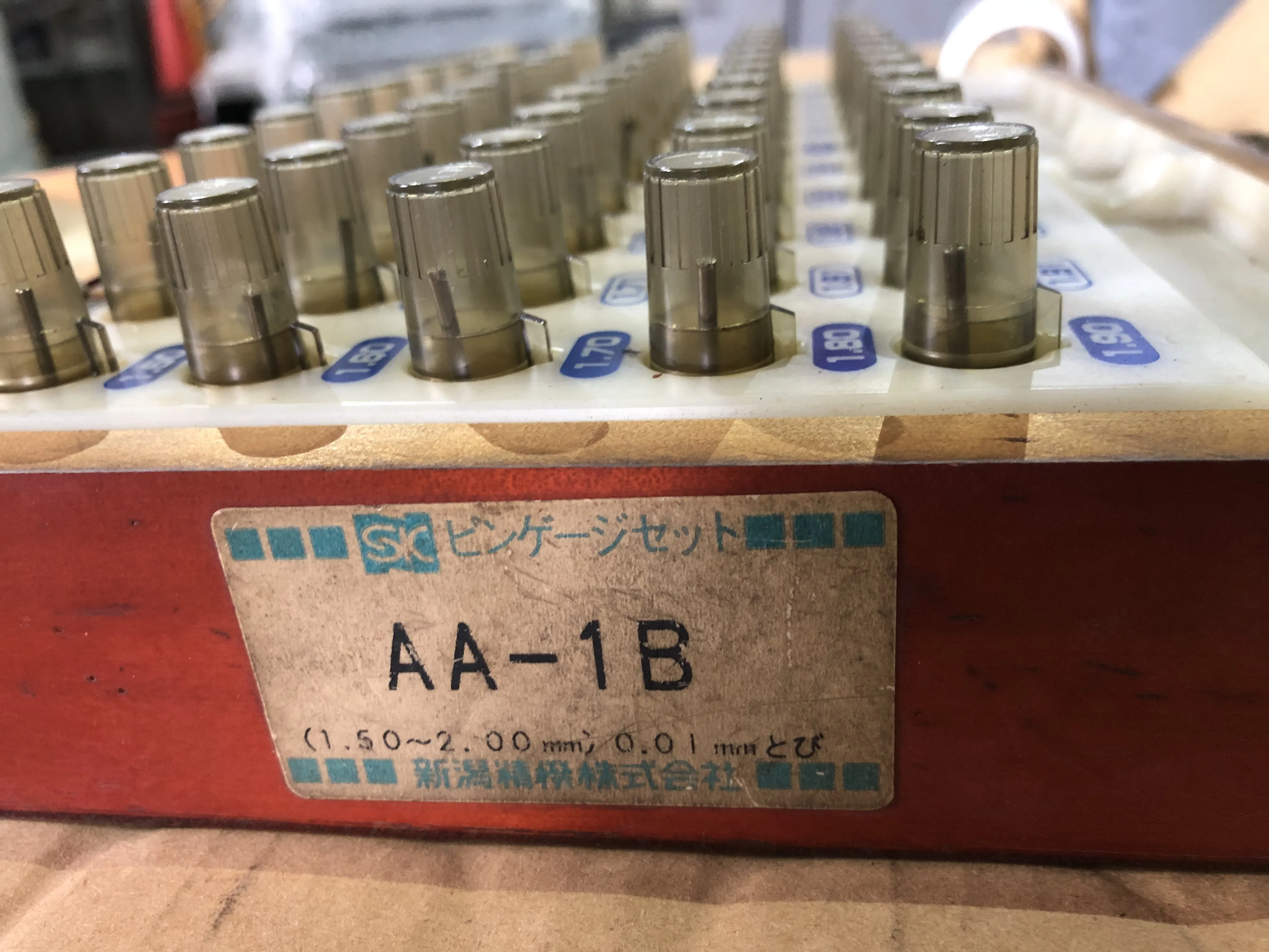 新潟精機 SK ピンゲージセット AA-1B / NIIGATA SEIKI Pin Gauge Set AA-1B TX220142