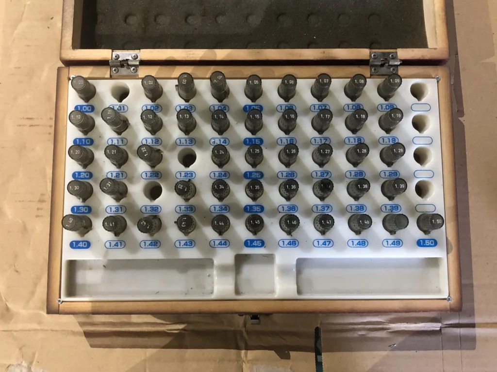 新潟精機 SK ピンゲージセット AA-1A / NIIGATA SEIKI Pin Gauge Set AA-1A TX220164