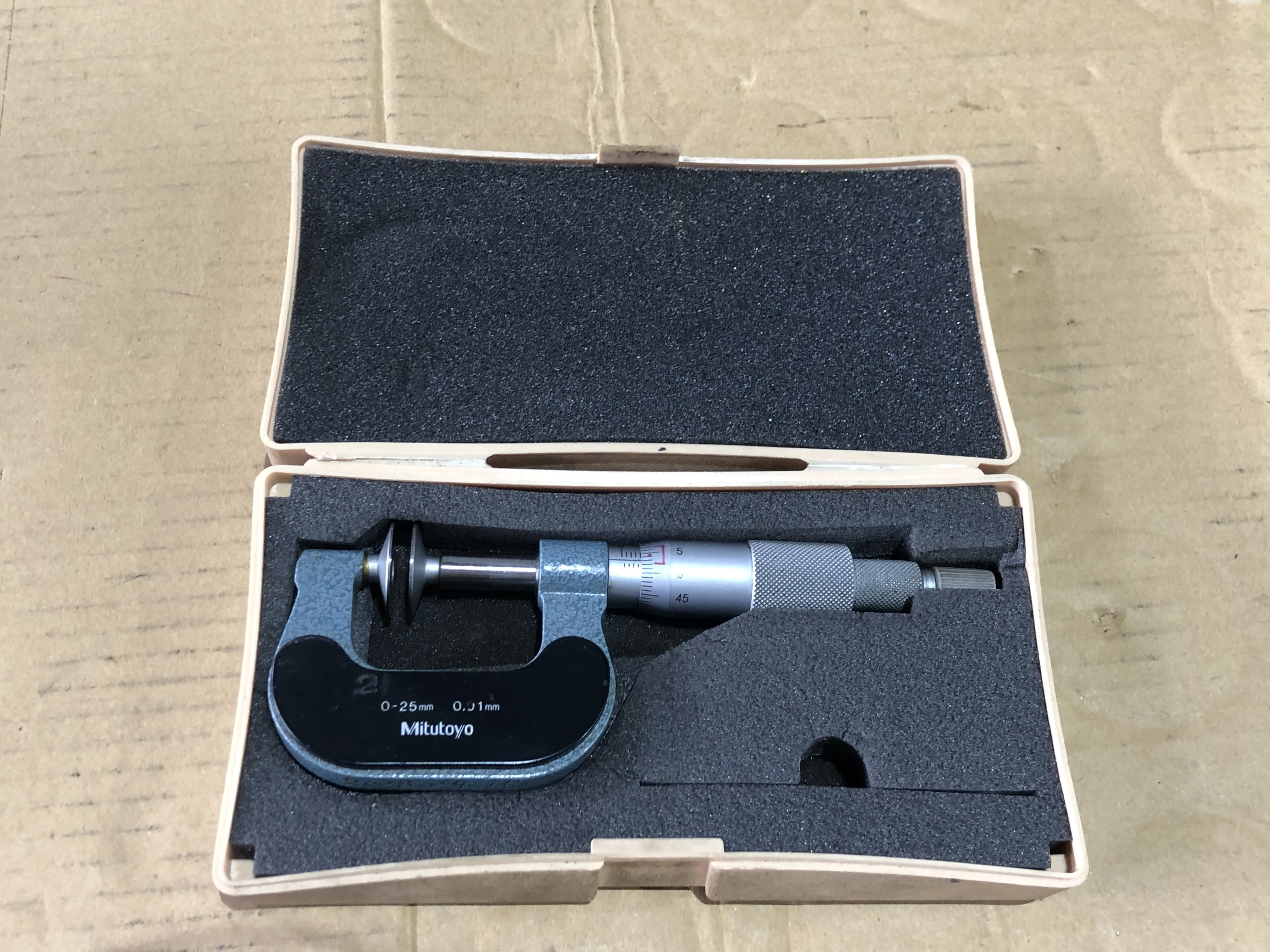 ミツトヨ/三豊製作所 直進式歯厚マイクロメータ 169-201（PDM-25) / MITUTOYO Tooth Thickness Micrometer 169-201（PDM-25) TX220215