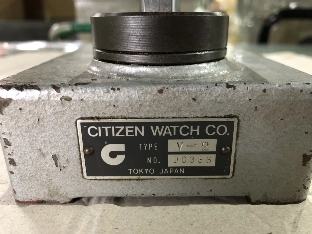シチズン時計 測定器 V-2 / CITIZEN WATCH Dial Gauge V-2 TX220277