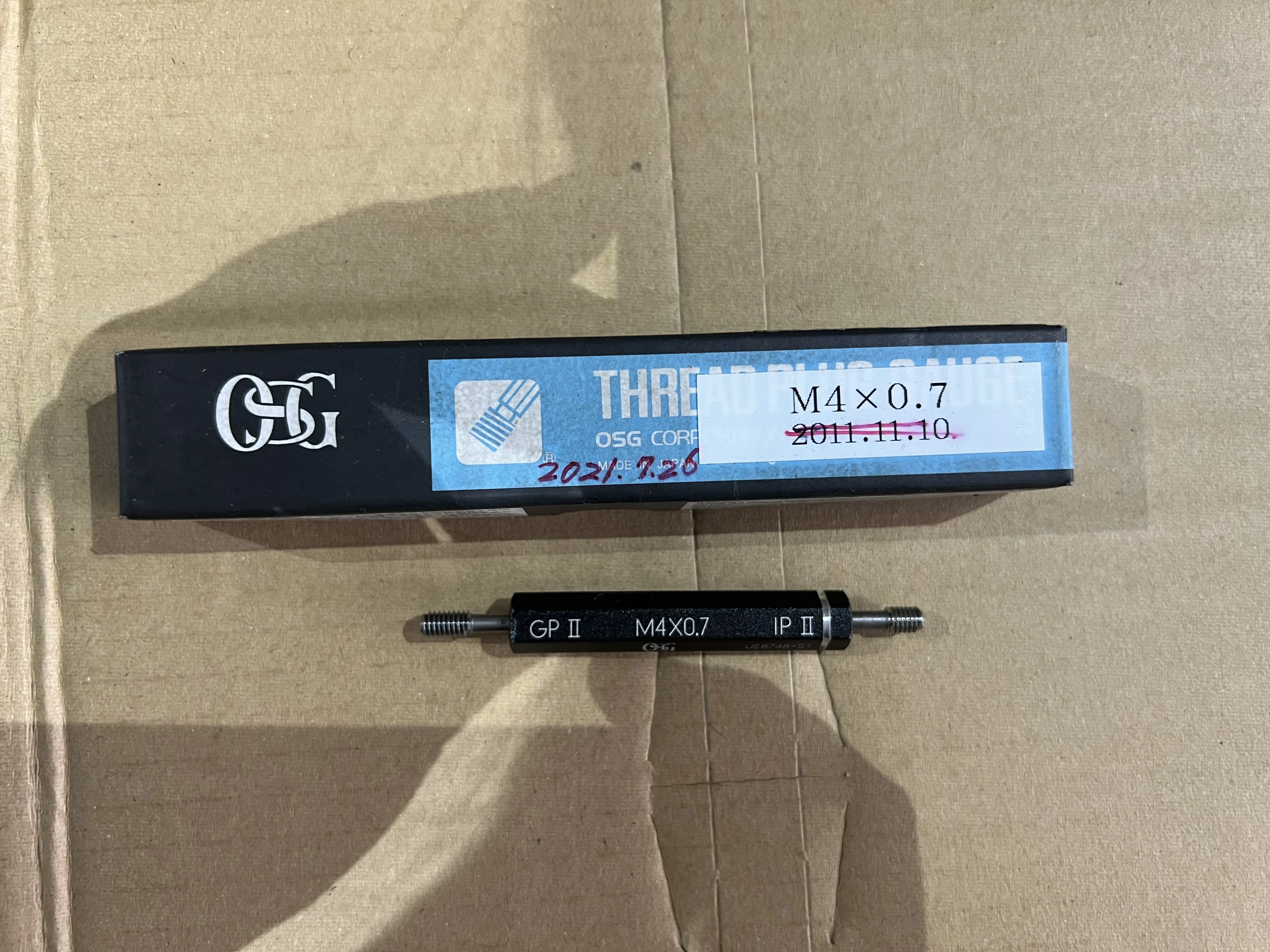 OSG/オーエスジー ネジプラグゲージ M4X0.7 GPIPII / OSG Thread Plug Gauge M4X0.7 GPIPII TX220304