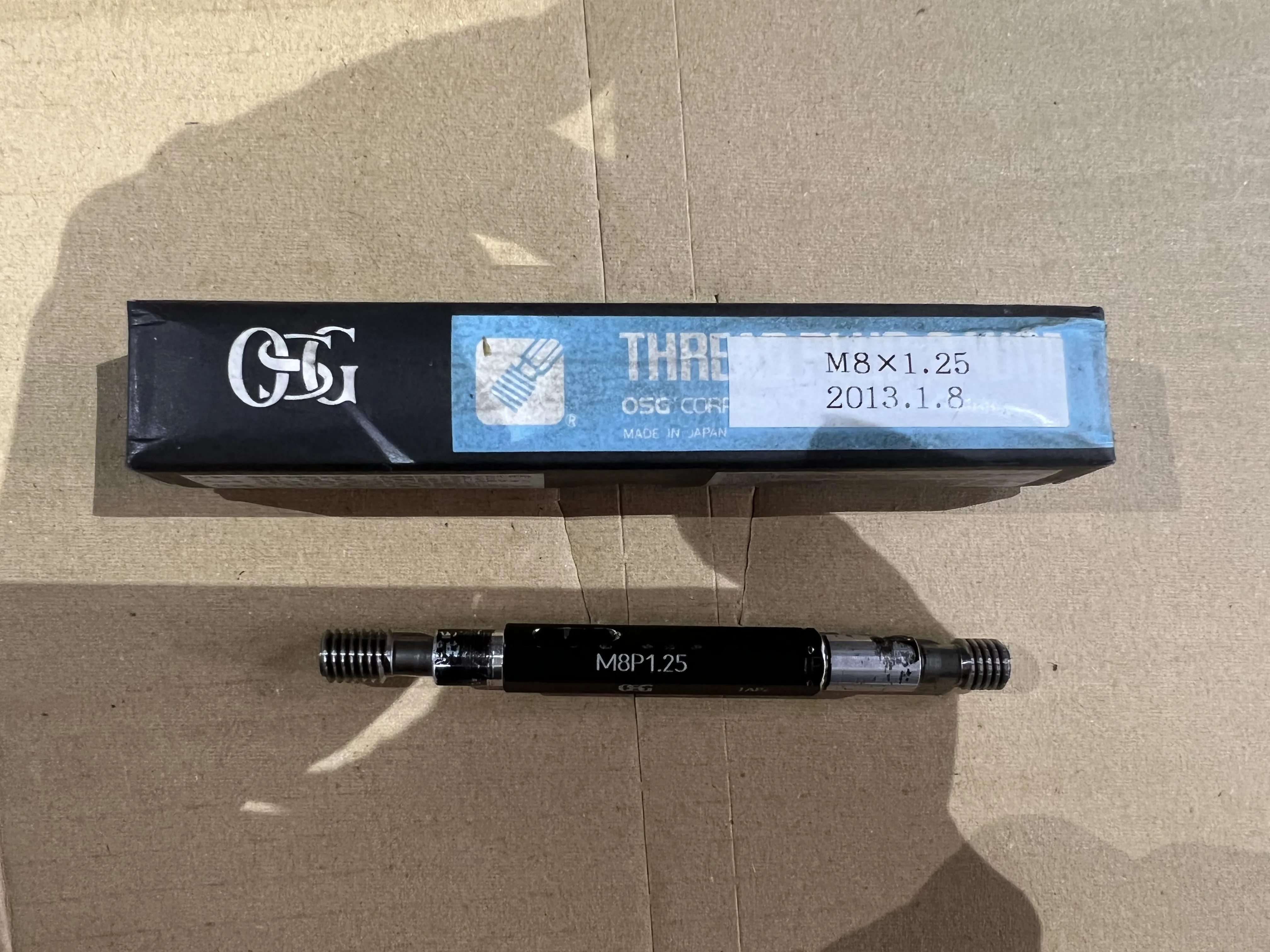 OSG/オーエスジー ネジプラグゲージ M8P1.25 GPIPII / OSG Thread Plug Gauge M8P1.25 GPIPII TX220308