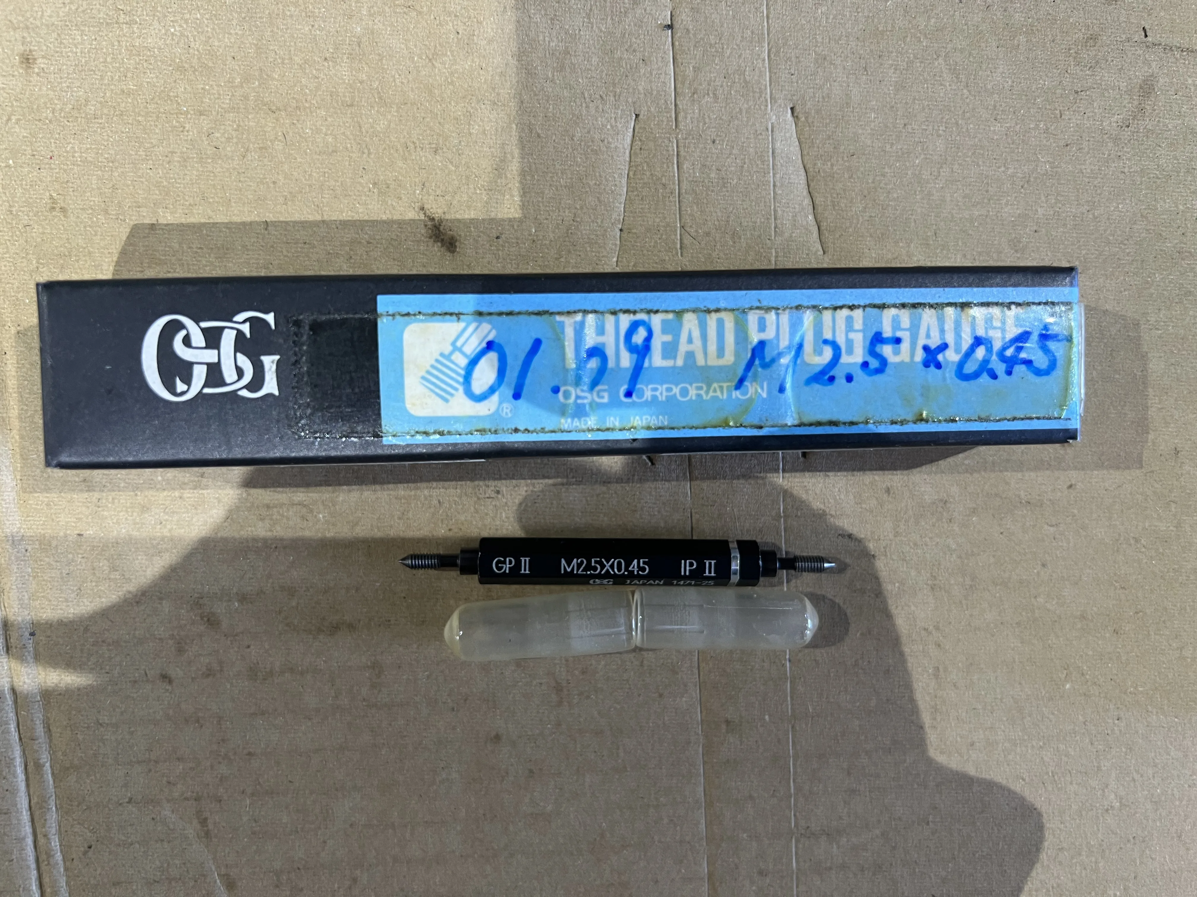 OSG/オーエスジー ネジプラグゲージ M2.5x0.45 GPIPII / OSG Thread Plug Gauge M2.5x0.45 GPIPII TX220319