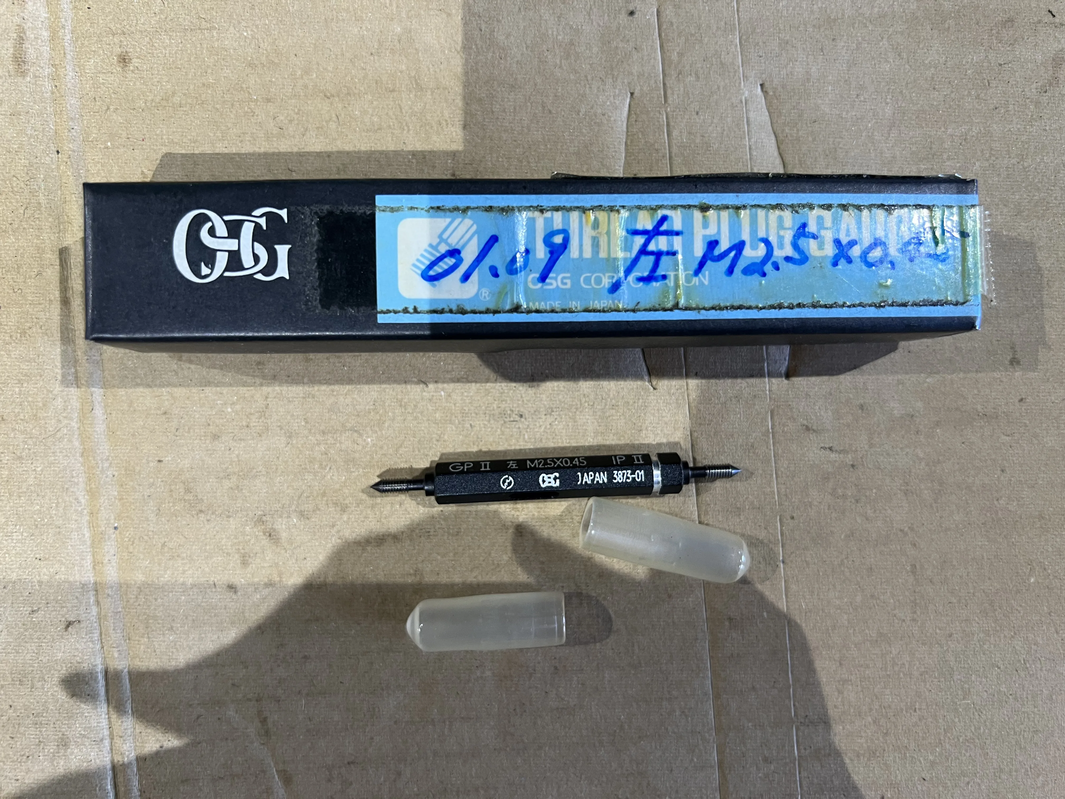 OSG/オーエスジー ネジプラグゲージ 左M2.5x0.45 GPIPII / OSG Thread Plug Gauge 左M2.5x0.45 GPIPII TX220321