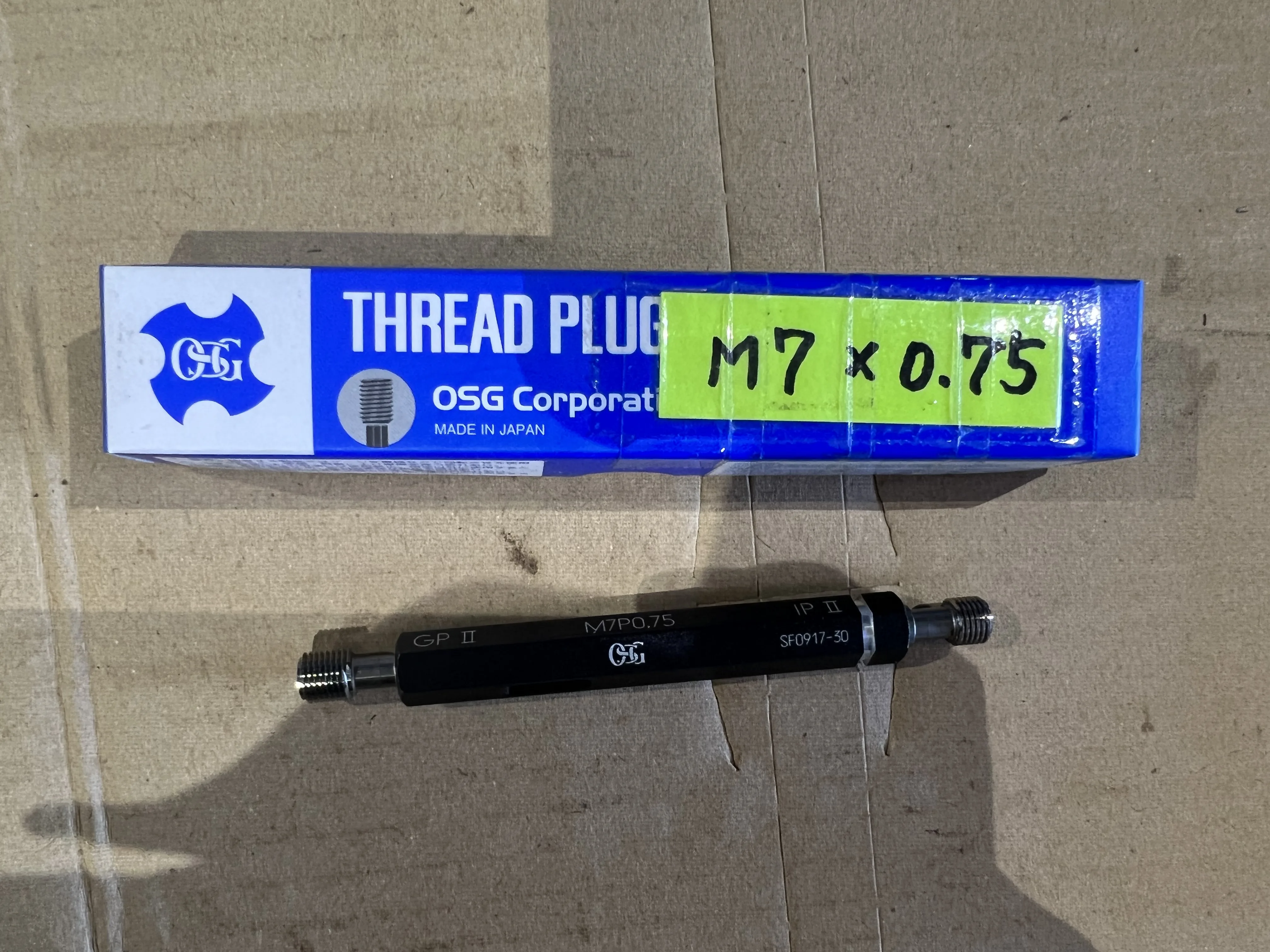 OSG/オーエスジー ネジプラグゲージ M7P0.75 GPIPII / OSG Thread Plug Gauge M7P0.75 GPIPII TX220326