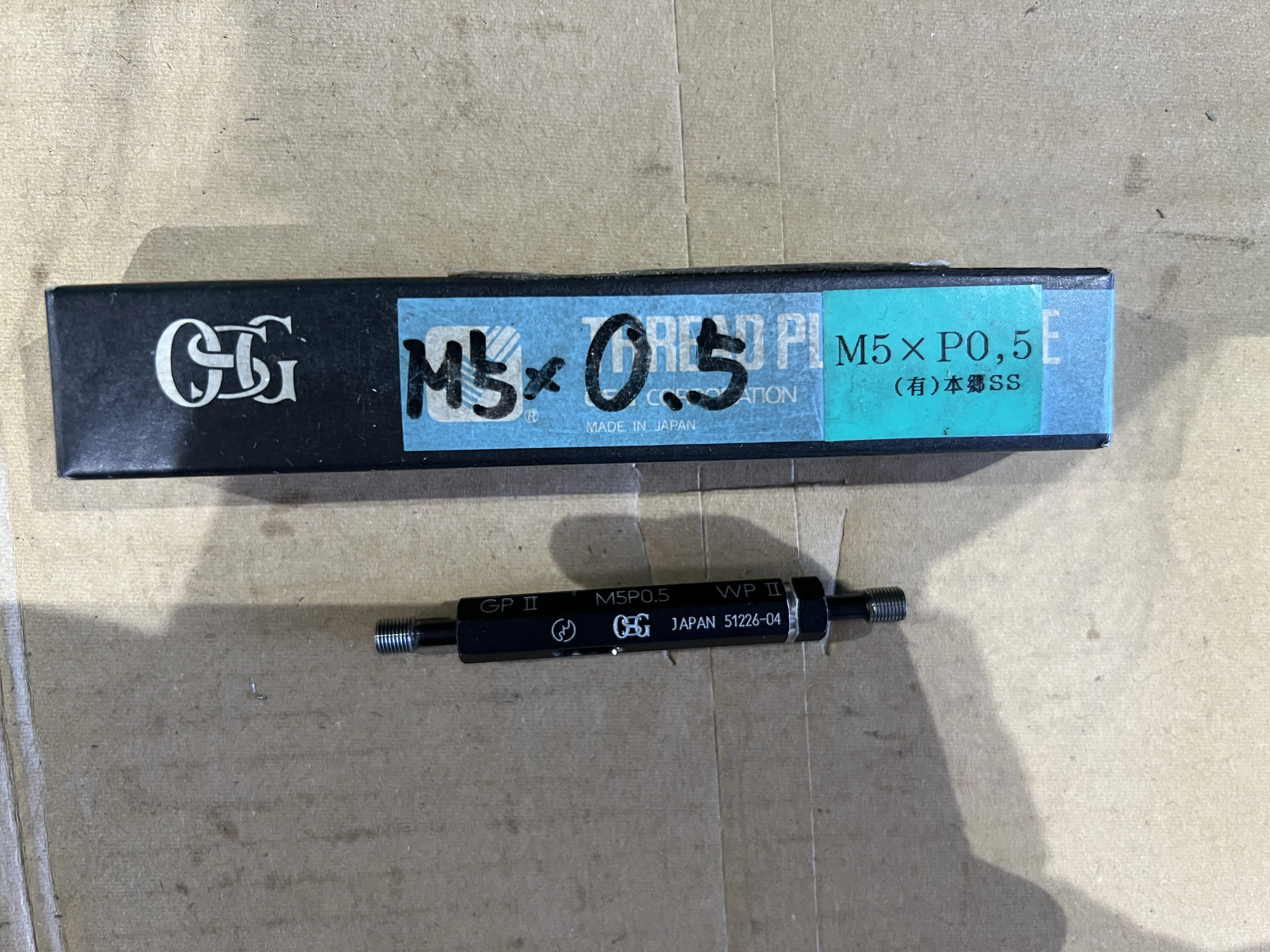 OSG/オーエスジー ネジプラグゲージ M5P0.5 GPWPII / OSG Thread Plug Gauge M5P0.5 GPWPII TX220332