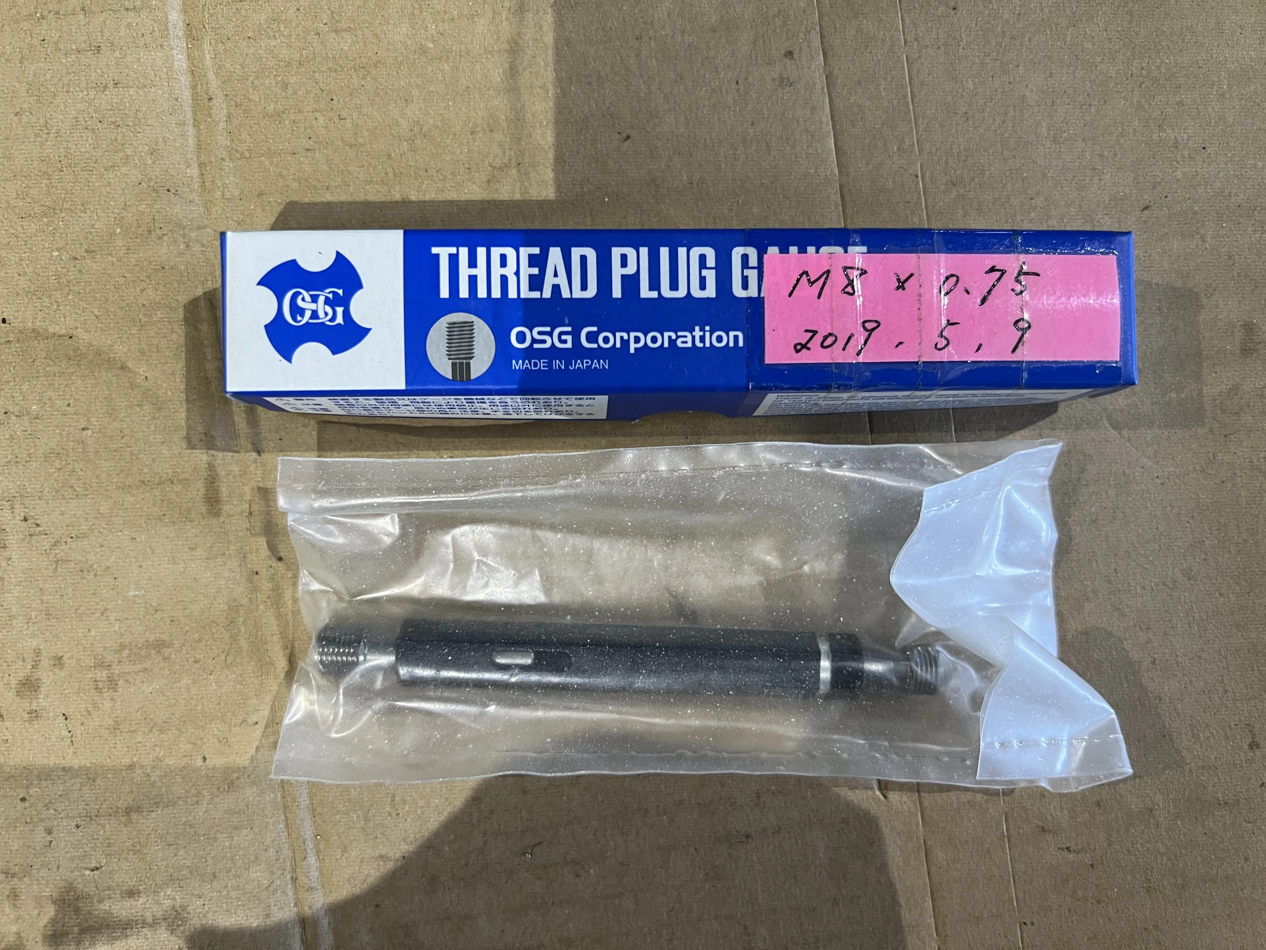 OSG/オーエスジー ネジプラグゲージ M8P0.75 GPIPII / OSG Thread Plug Gauge M8P0.75 GPIPII TX220334