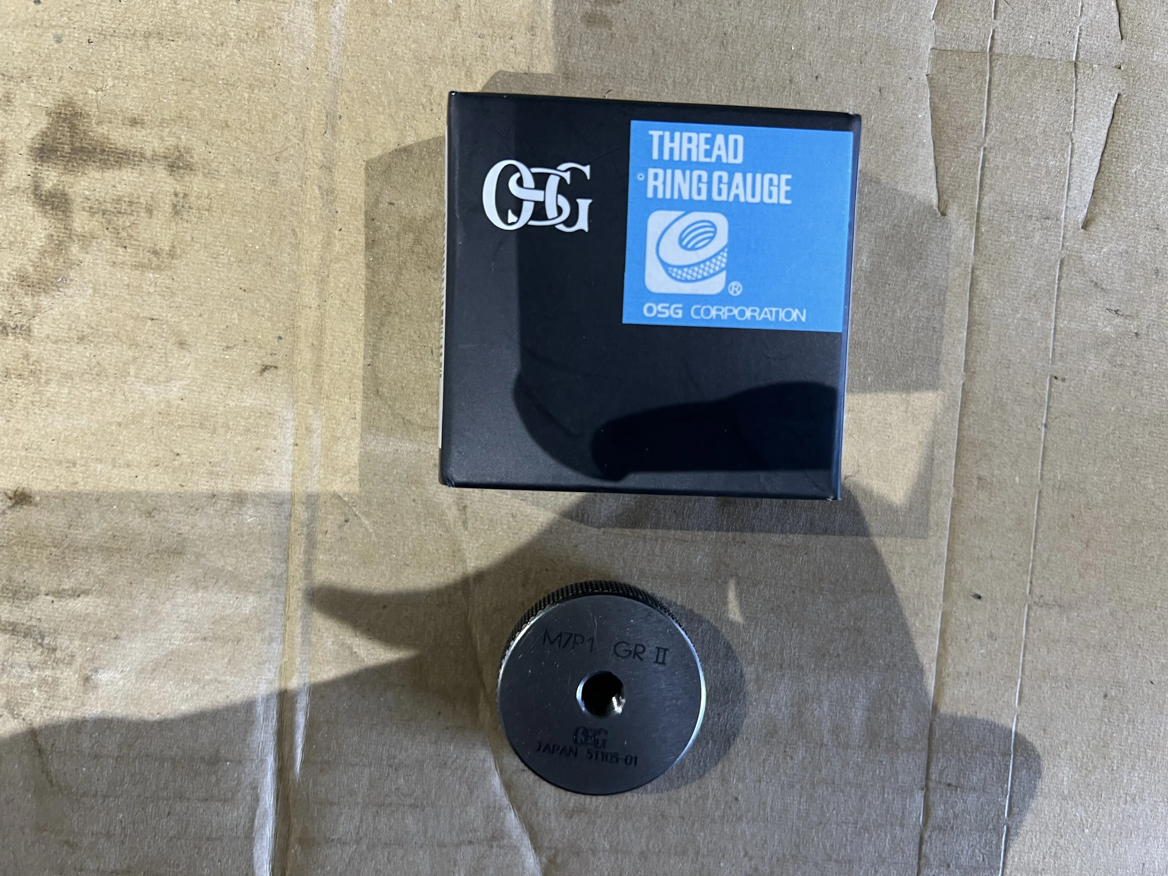OSG/オーエスジー ねじリングゲージ M7P1 GRII / OSG Thread Ring Gauge M7P1 GRII TX220335